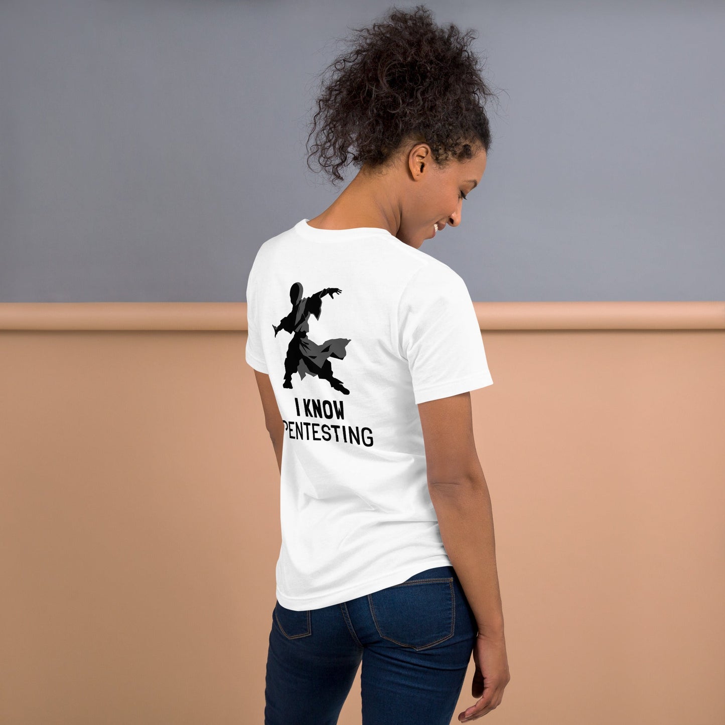 I Know Pentesting - Unisex t-shirt ( Back Print ) by DarkByteGear