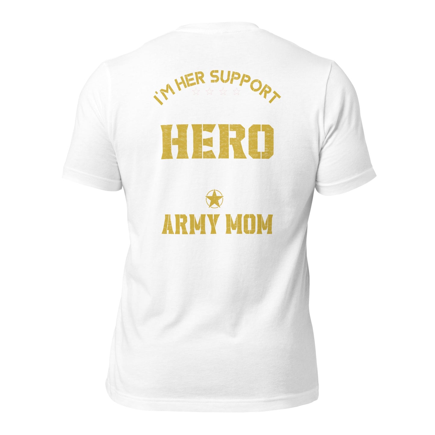 I'm her support - Unisex t-shirt (back print) by DarkByteGear