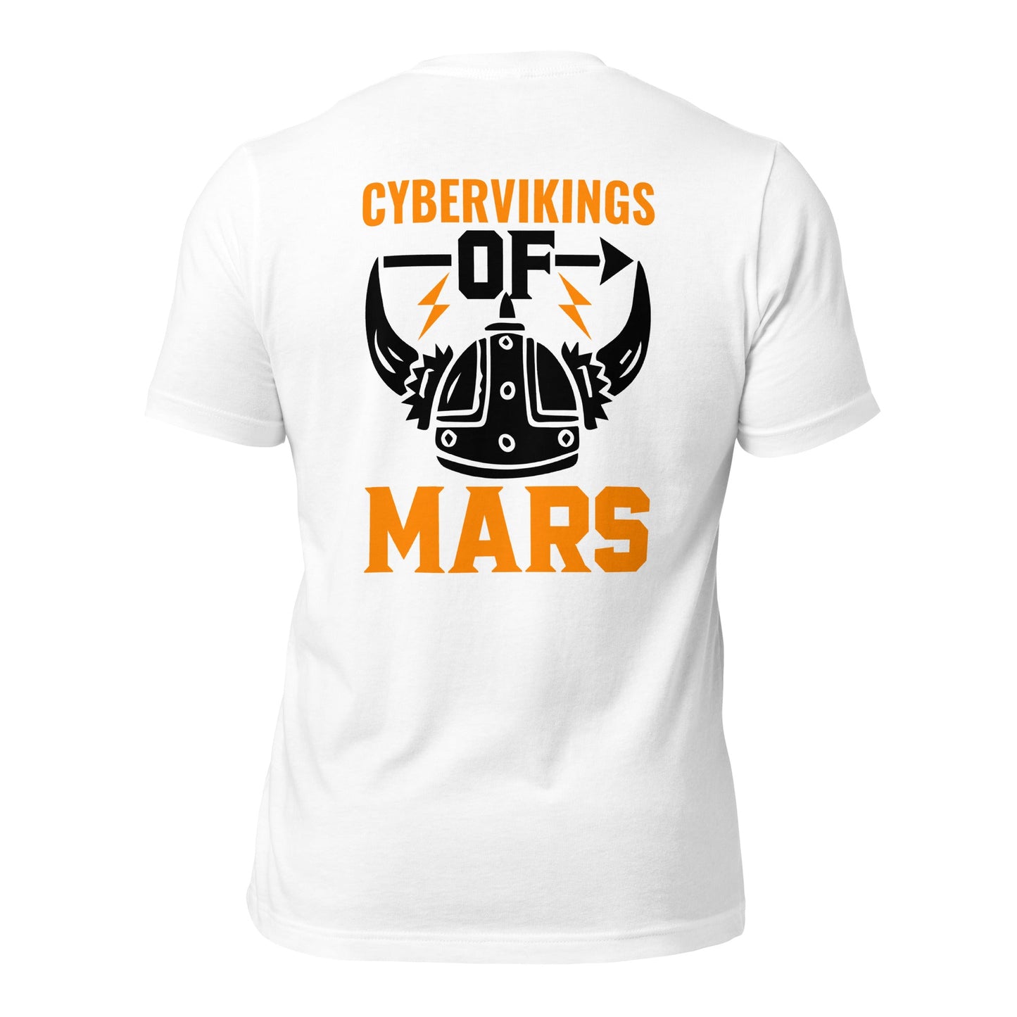 Cyberviking of Mars - Unisex t-shirt ( Back Print ) by DarkByteGear