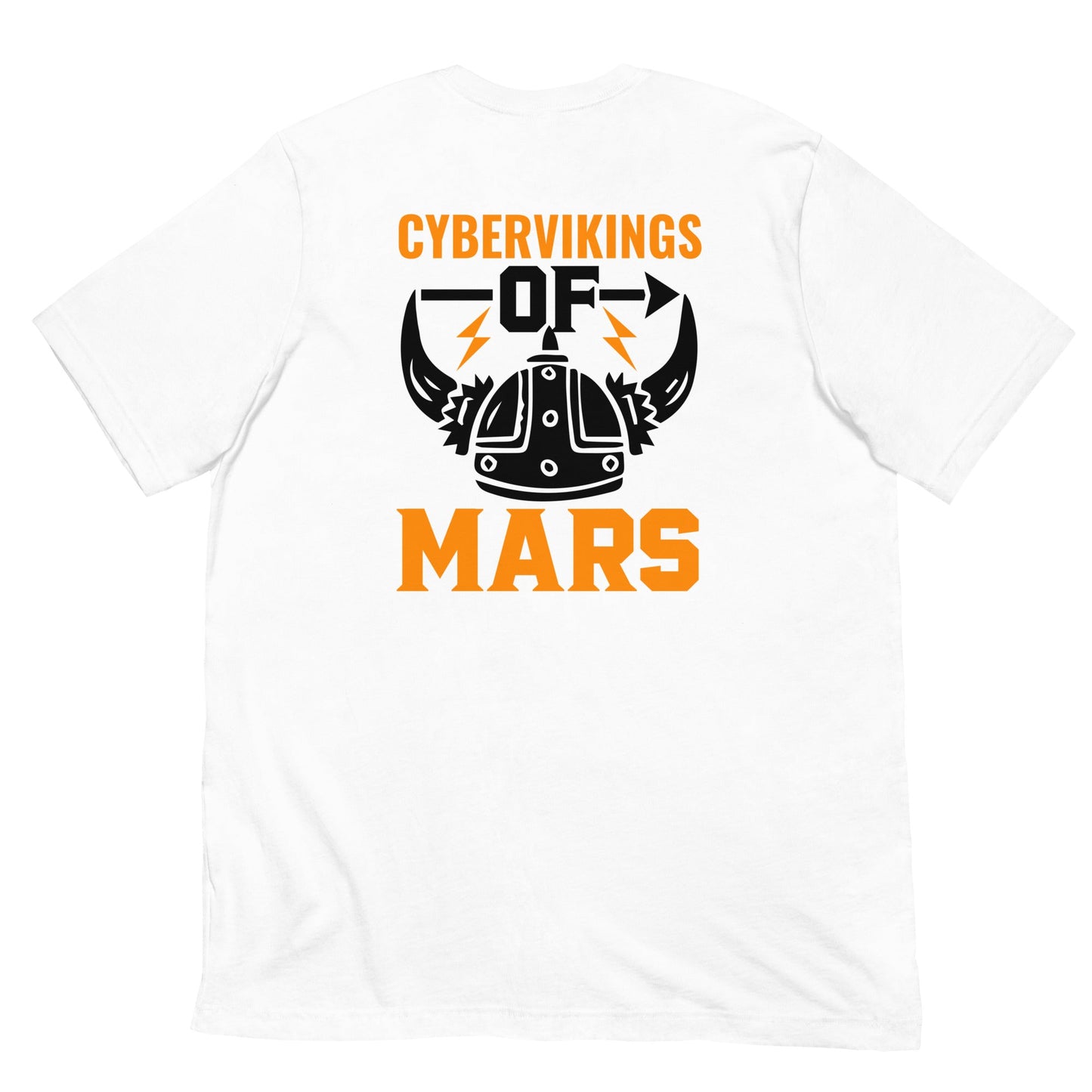 Cyberviking of Mars - Unisex t-shirt ( Back Print ) by DarkByteGear