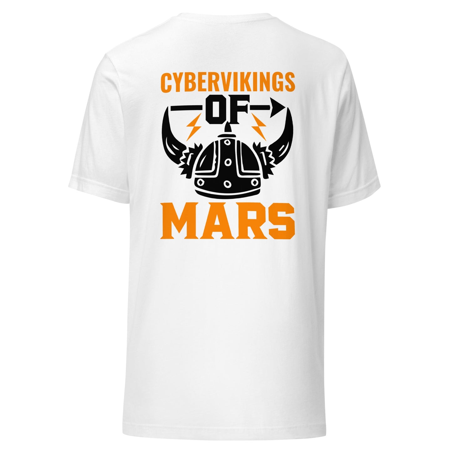Cyberviking of Mars - Unisex t-shirt ( Back Print ) by DarkByteGear