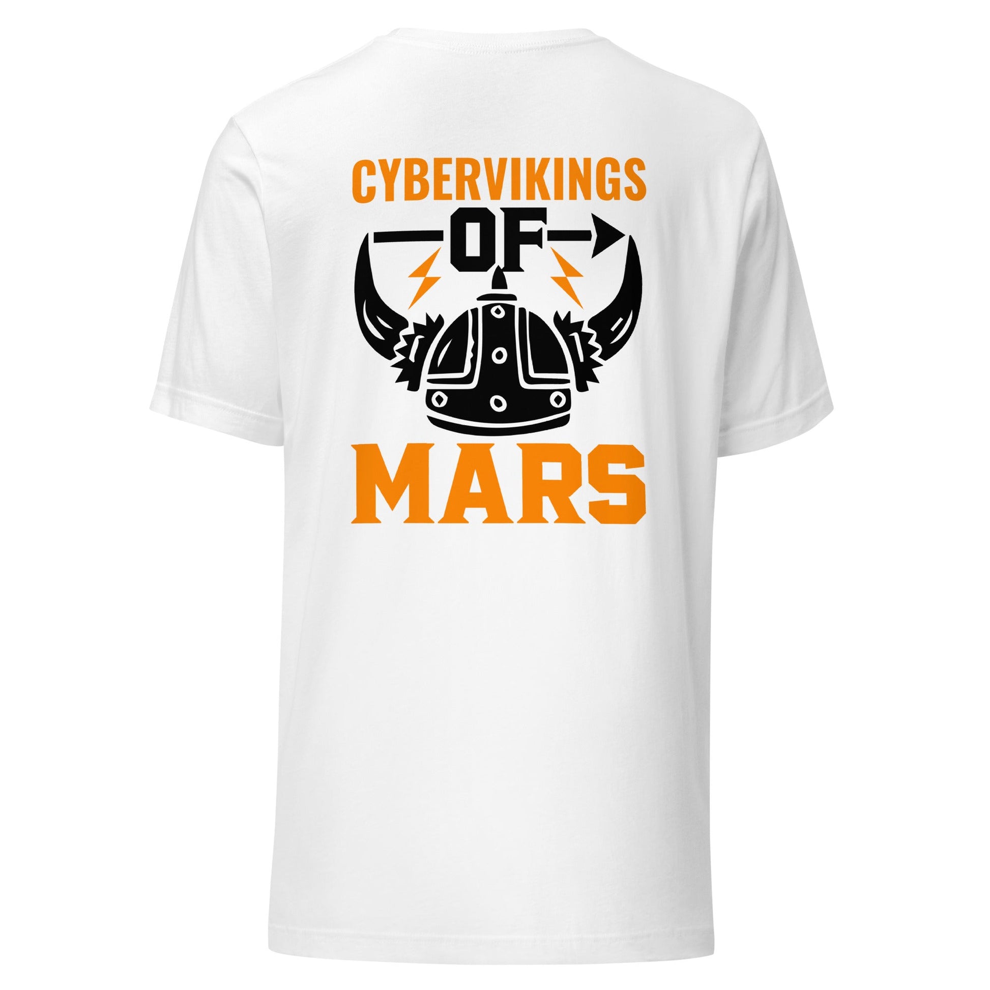Cyberviking of Mars - Unisex t-shirt ( Back Print ) by DarkByteGear