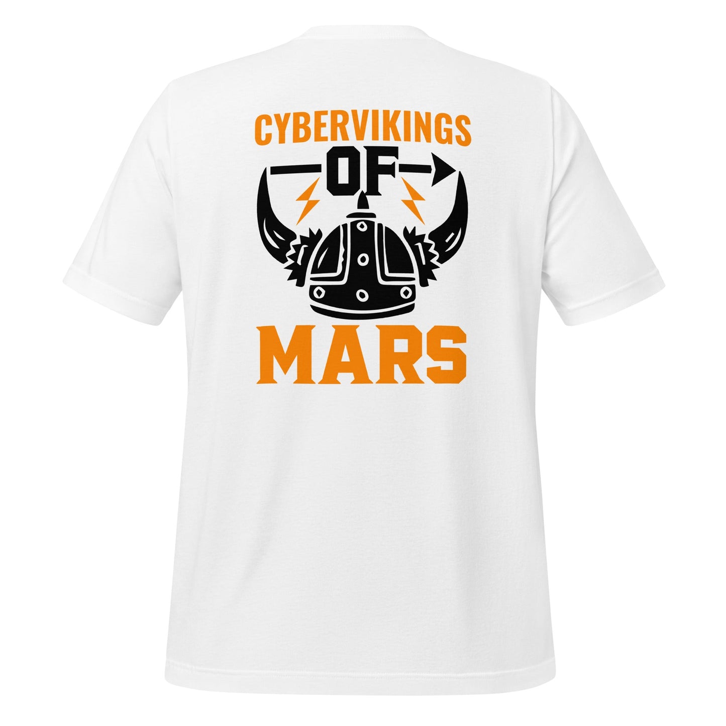 Cyberviking of Mars - Unisex t-shirt ( Back Print ) by DarkByteGear