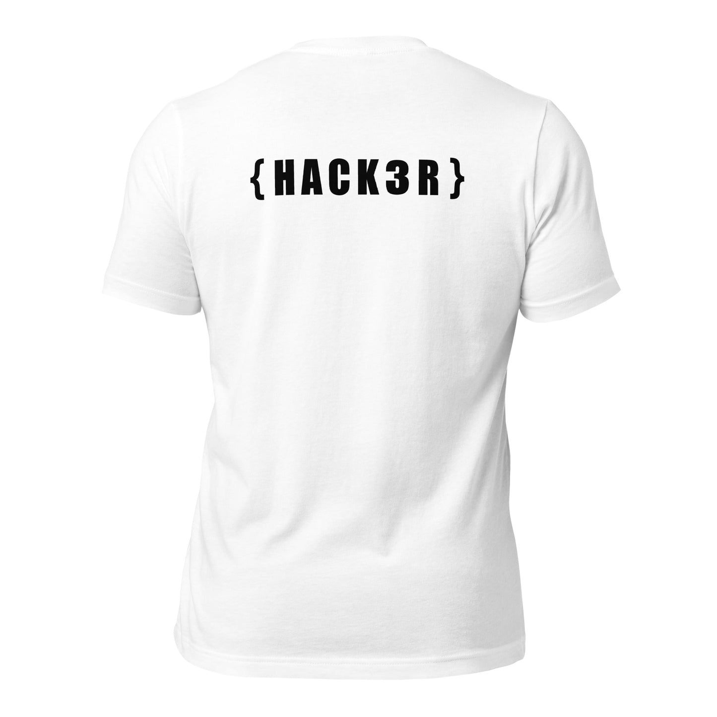 Hack3r - Unisex t-shirt ( Back Print ) by DarkByteGear