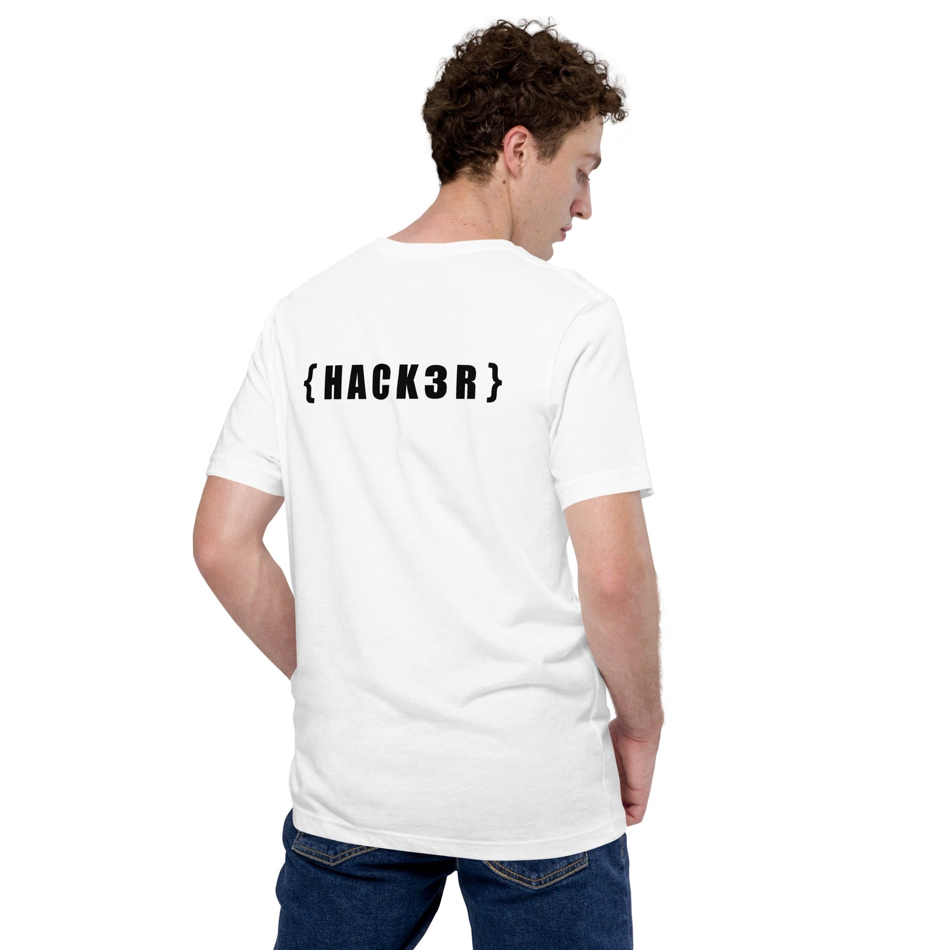 Hack3r - Unisex t-shirt ( Back Print ) by DarkByteGear