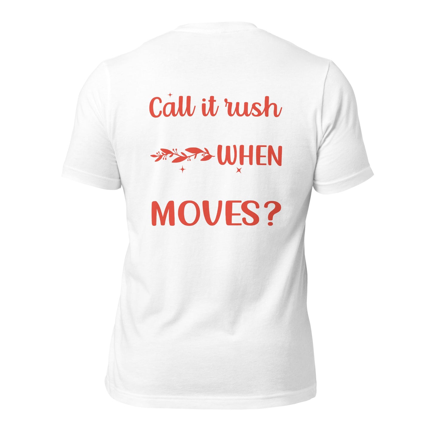 Why do they say Rush Hours, when nothing moves? - Unisex t-shirt ( Back Print ) by DarkByteGear