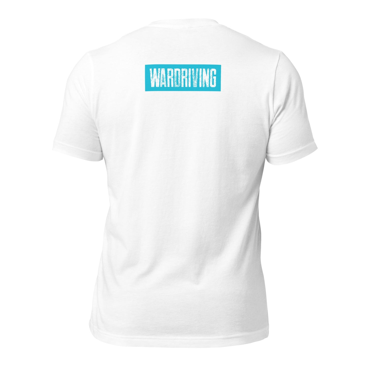 Wardriving Keep calm and search for Wi-Fi - Unisex t-shirt (back print) by DarkByteGear