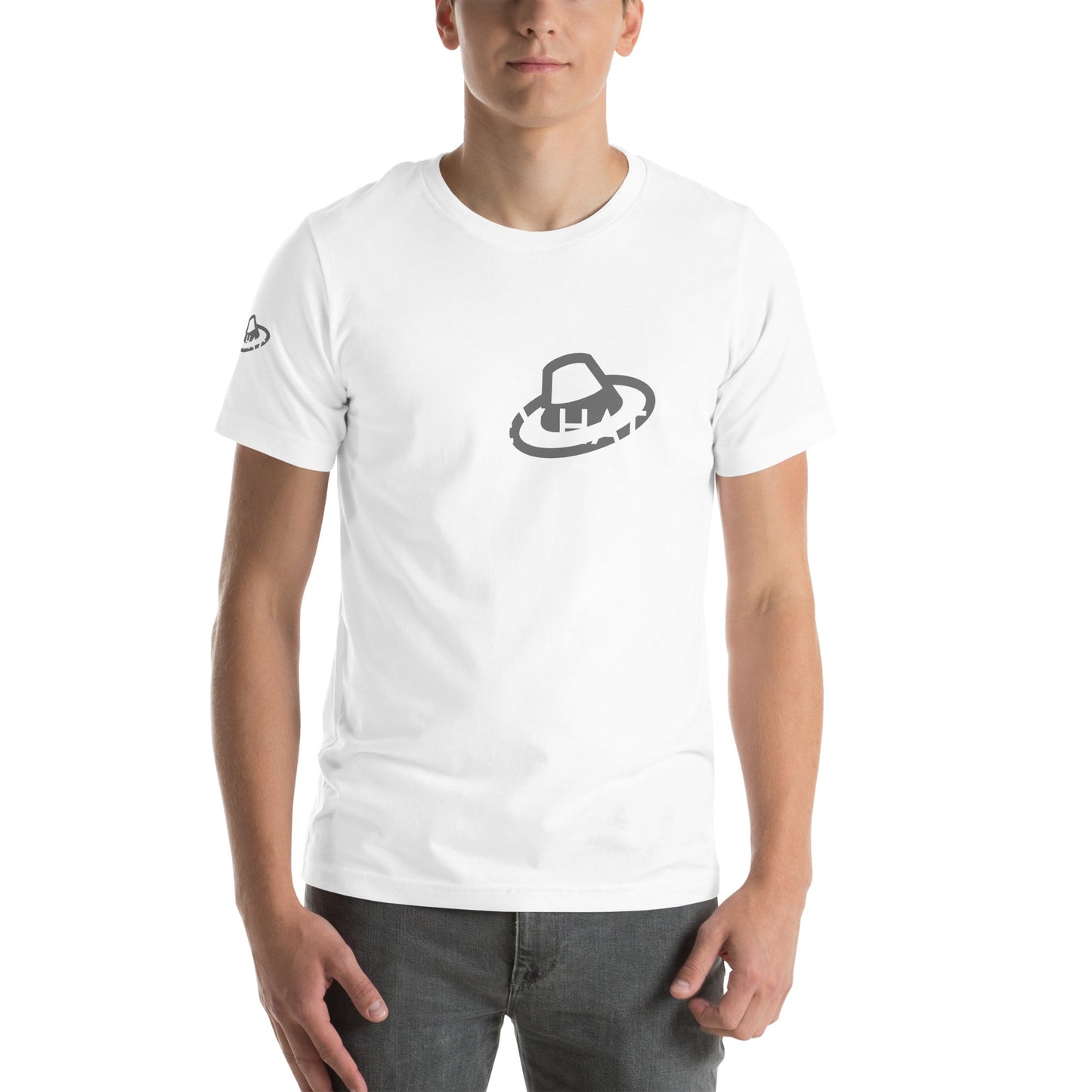 Grey Hat Hacker - Short-Sleeve Unisex T-Shirt by DarkByteGear