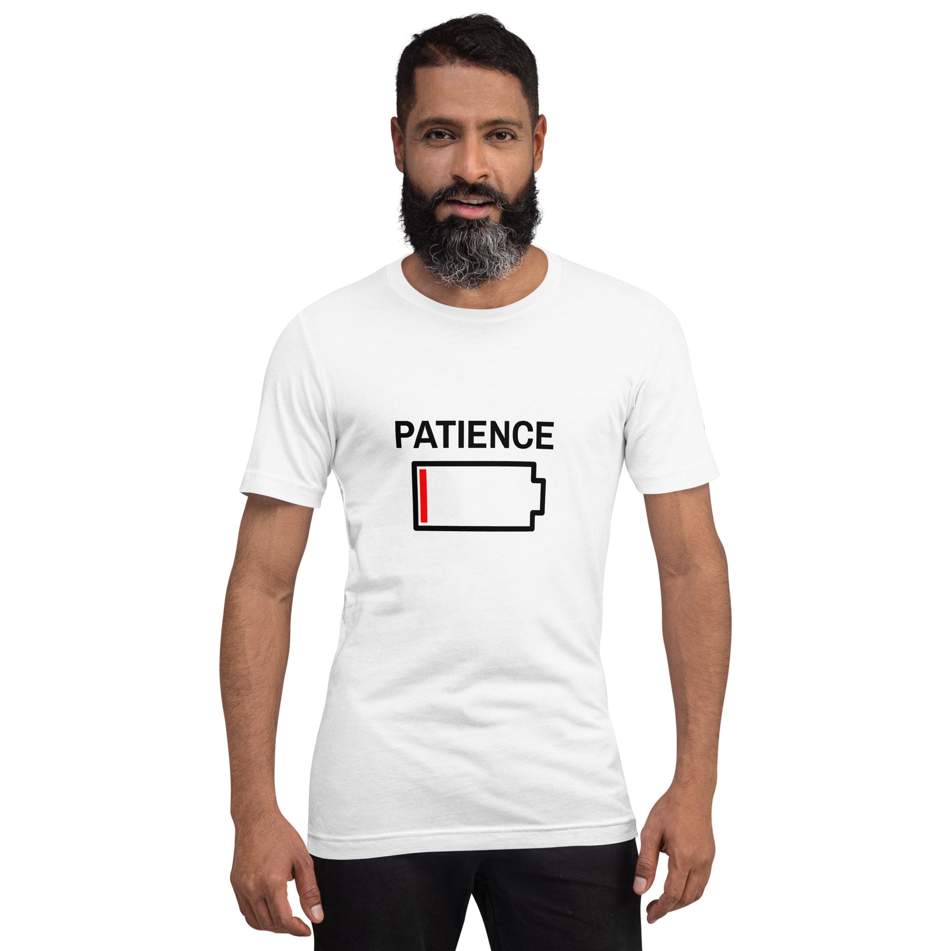 Patience - Unisex t-shirt ( Back Print ) by DarkByteGear