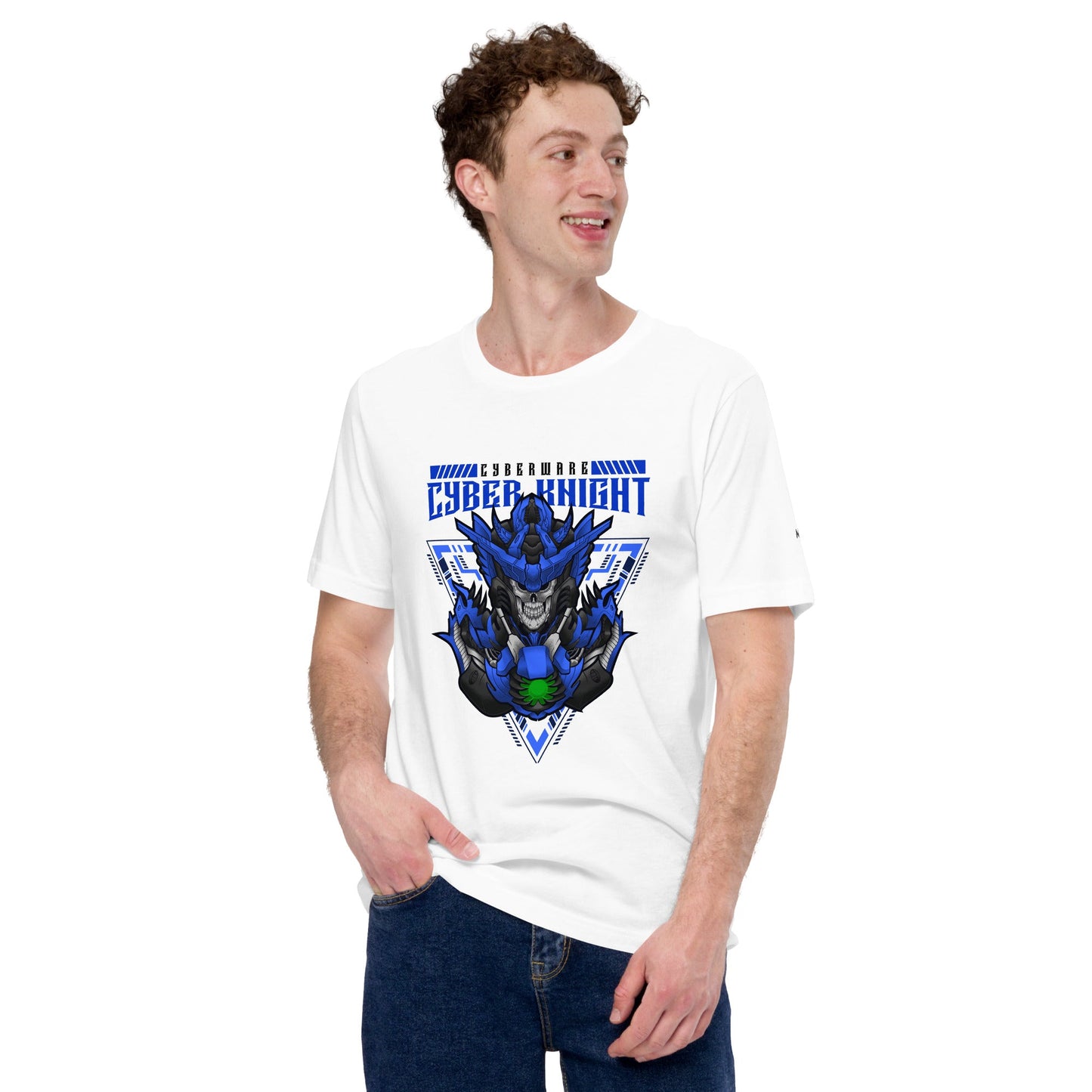 CyberWare Cyber knight - Unisex t-shirt by DarkByteGear