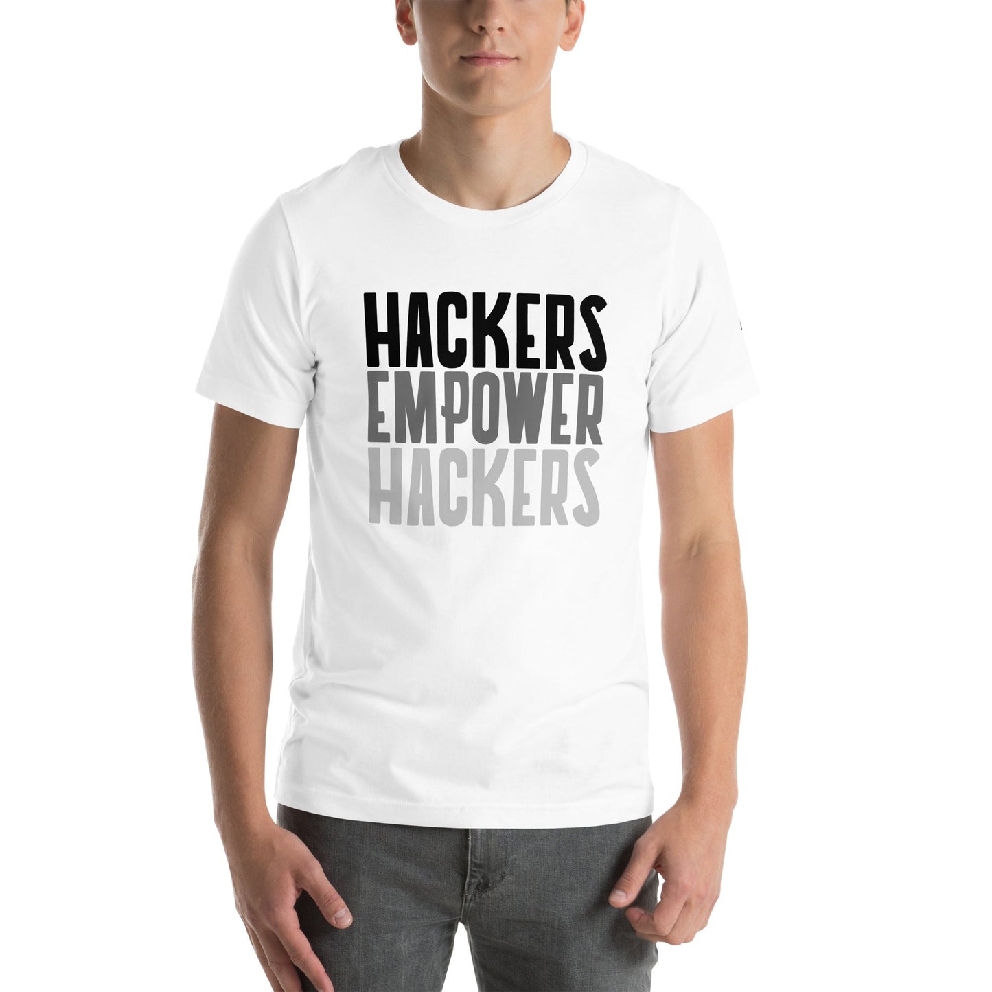 Hackers Empower Hackers - Unisex t-shirt by DarkByteGear