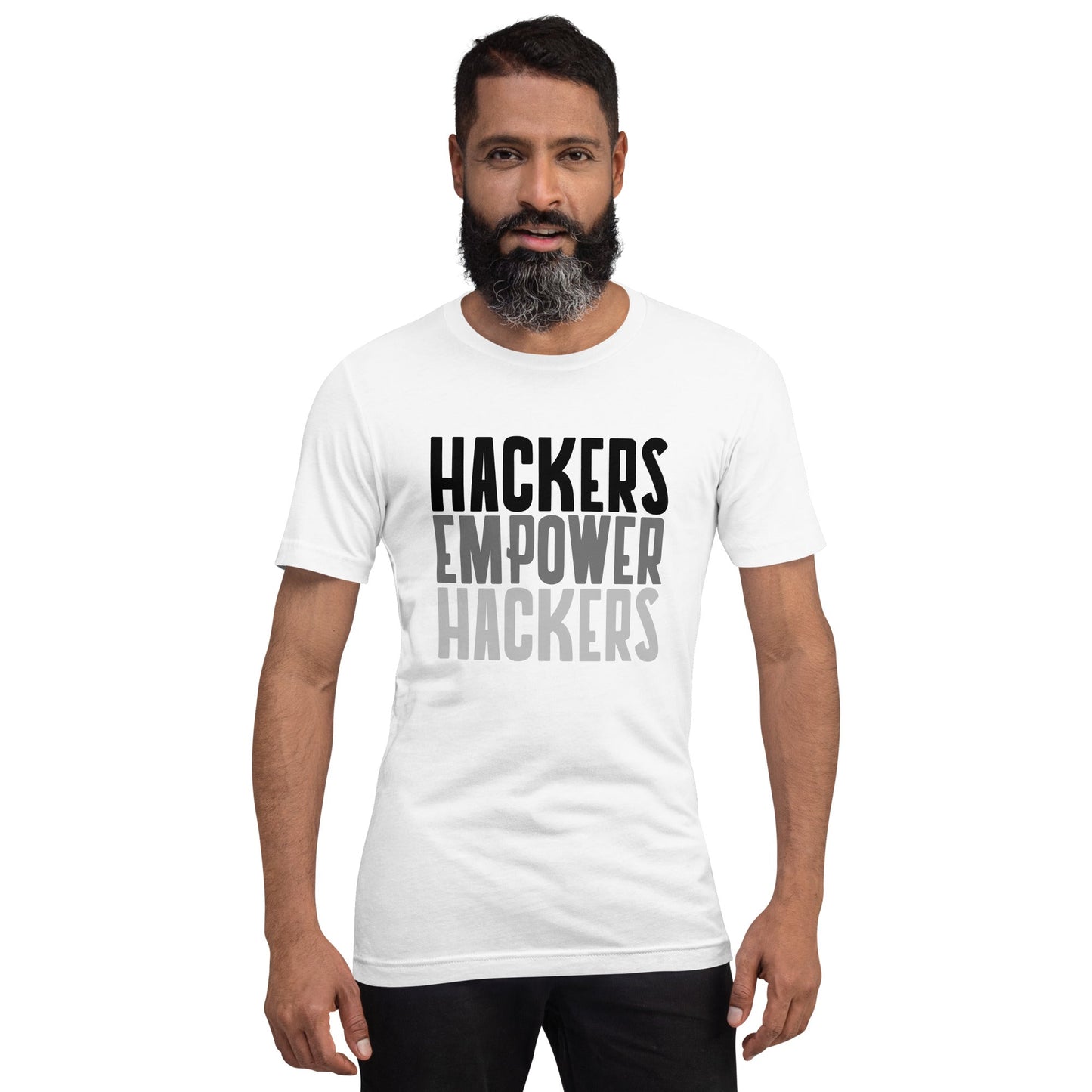 Hackers Empower Hackers - Unisex t-shirt by DarkByteGear