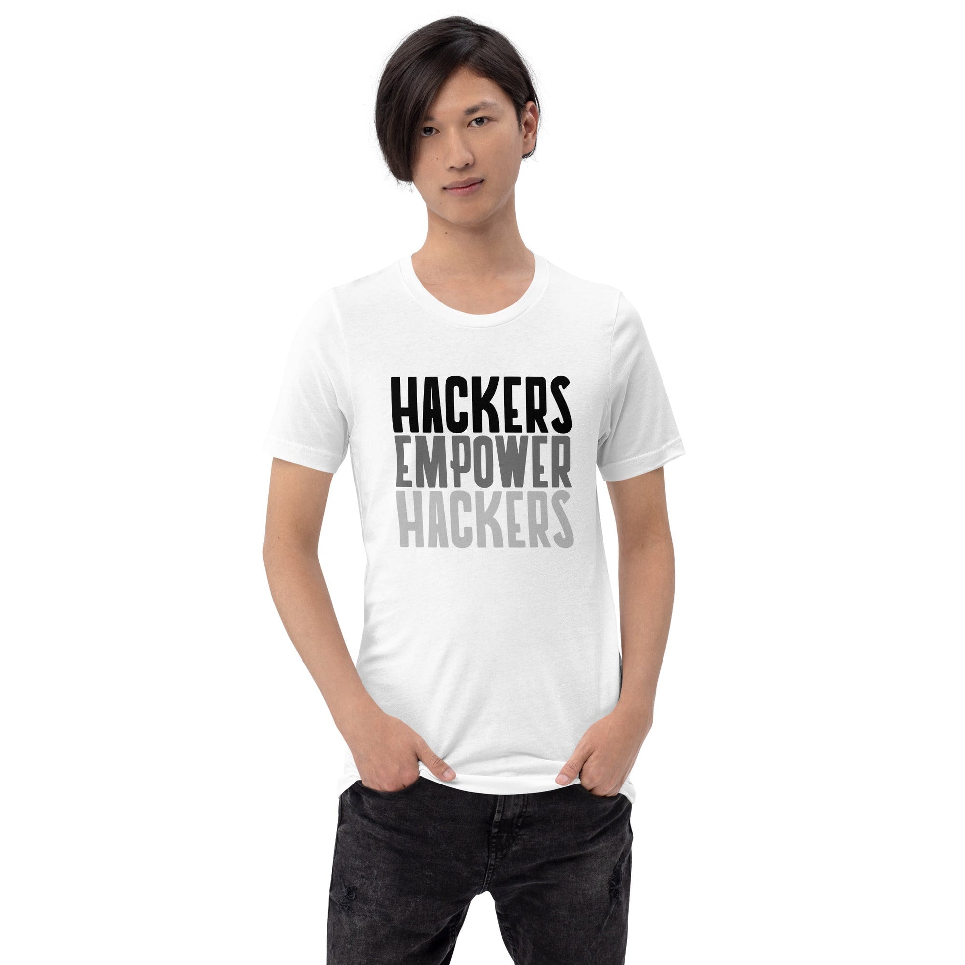 Hackers Empower Hackers - Unisex t-shirt by DarkByteGear