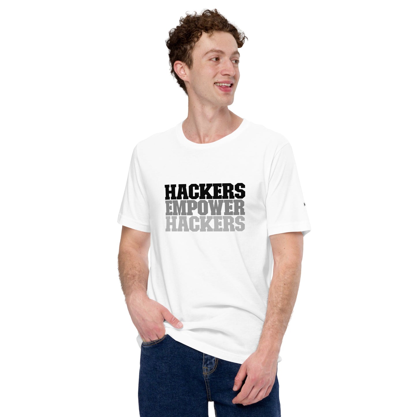 Hackers Empower Hackers V2 - Unisex t-shirt by DarkByteGear