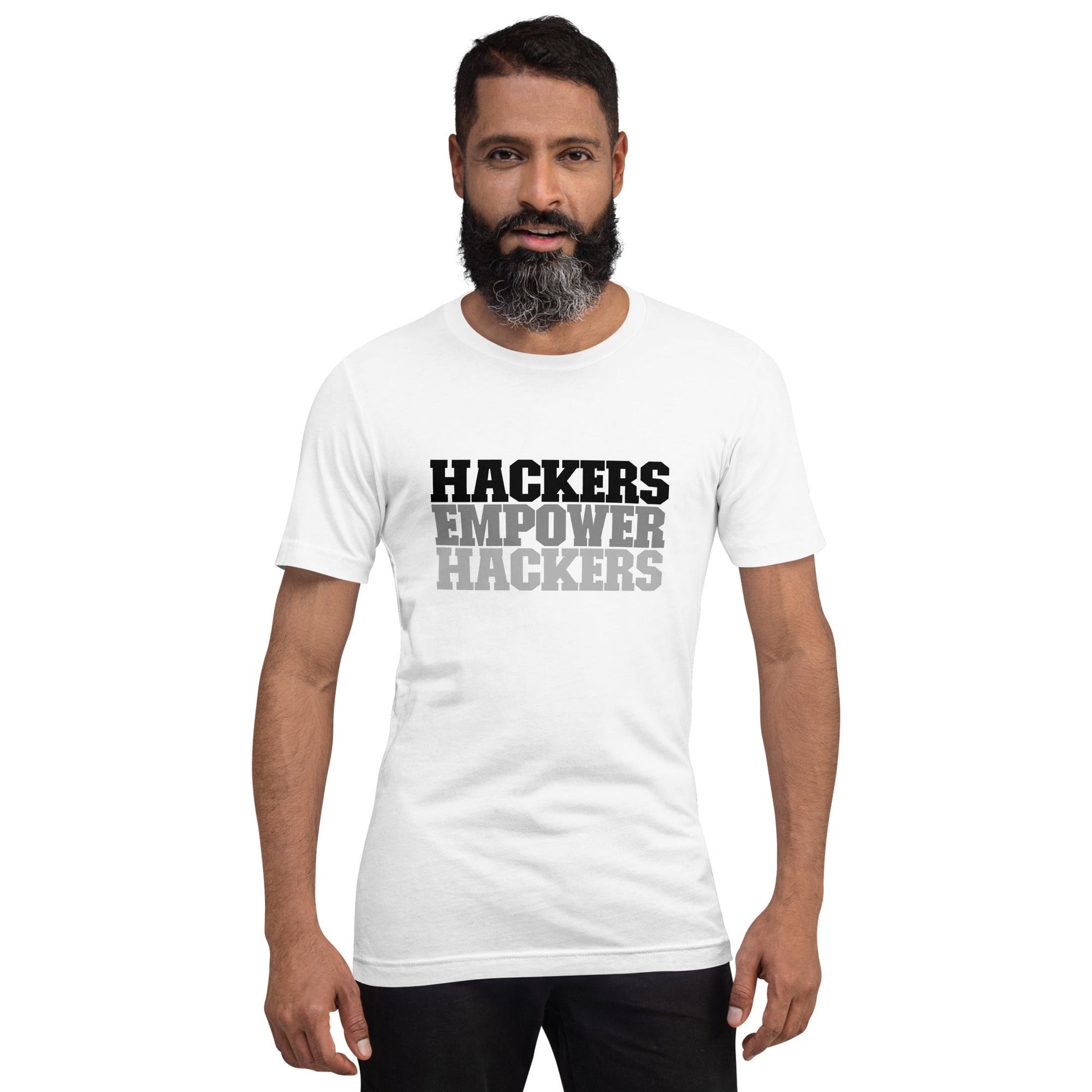 Hackers Empower Hackers V2 - Unisex t-shirt by DarkByteGear