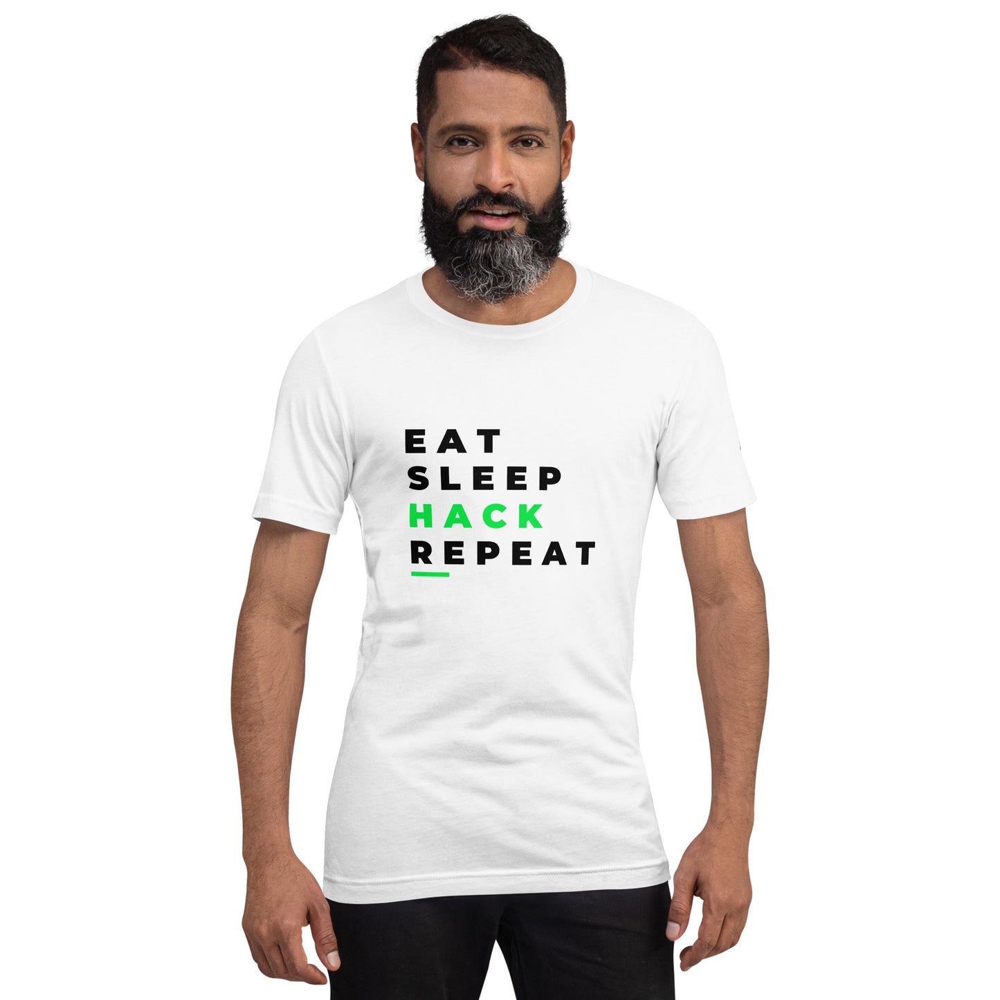 Eat, Sleep, Hack, Repeat V2 - Unisex t-shirt by DarkByteGear