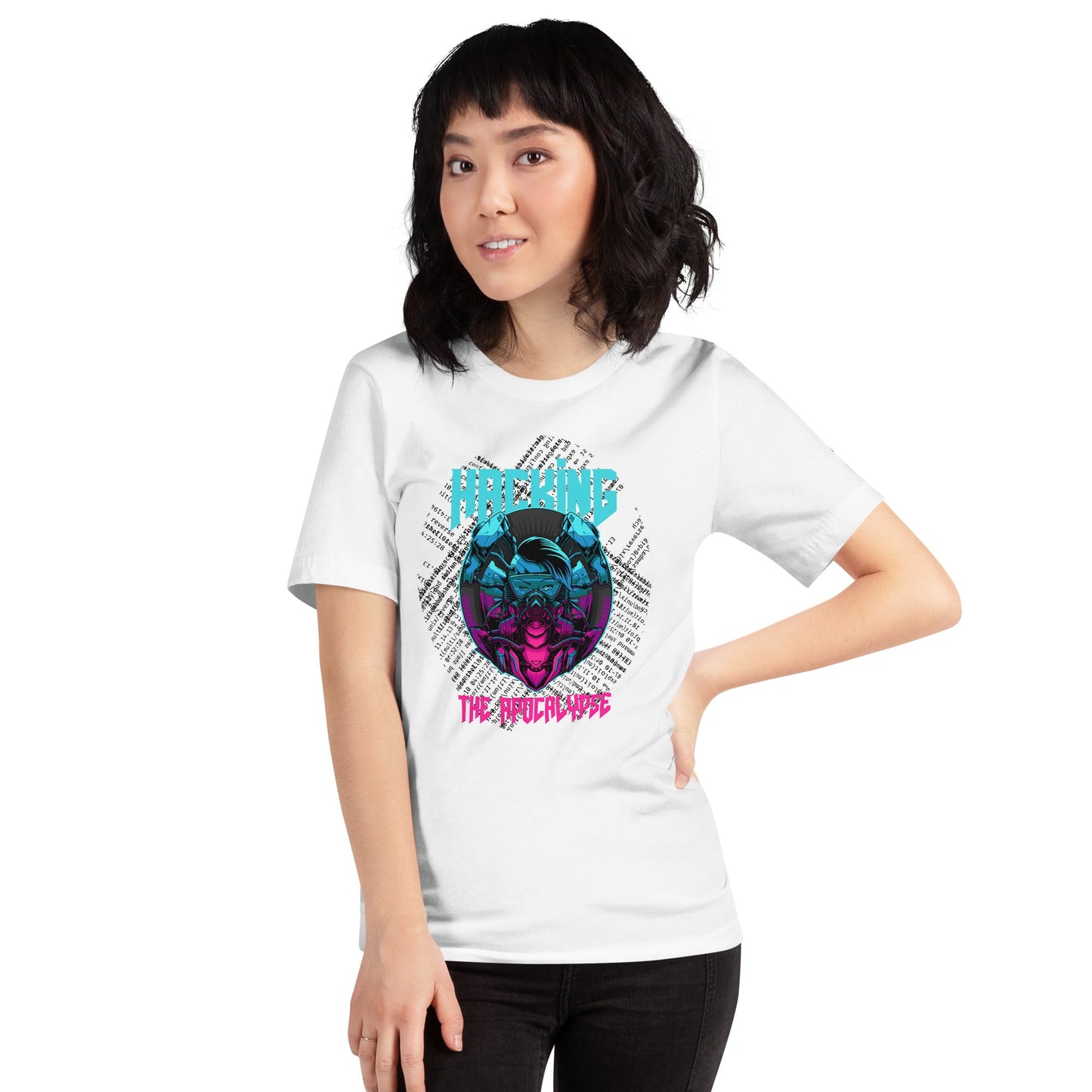 Hacking the apocalypse V2 - Unisex t-shirt by DarkByteGear