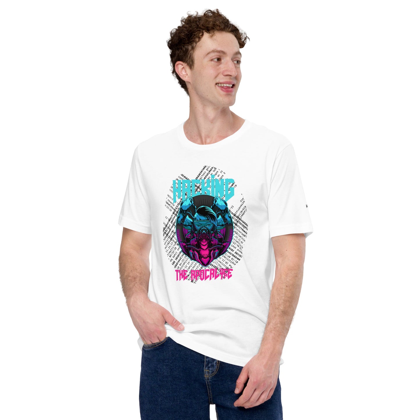 Hacking the apocalypse V2 - Unisex t-shirt by DarkByteGear