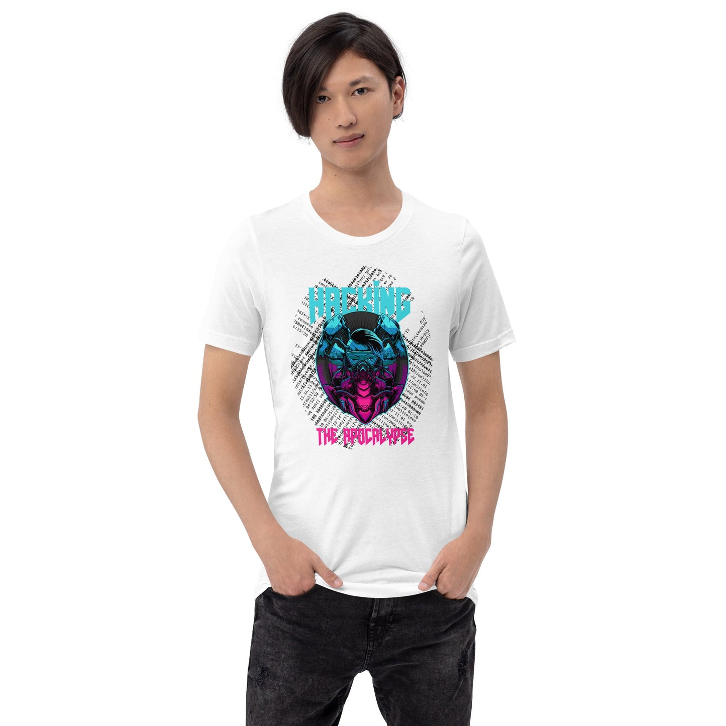 Hacking the apocalypse V2 - Unisex t-shirt by DarkByteGear