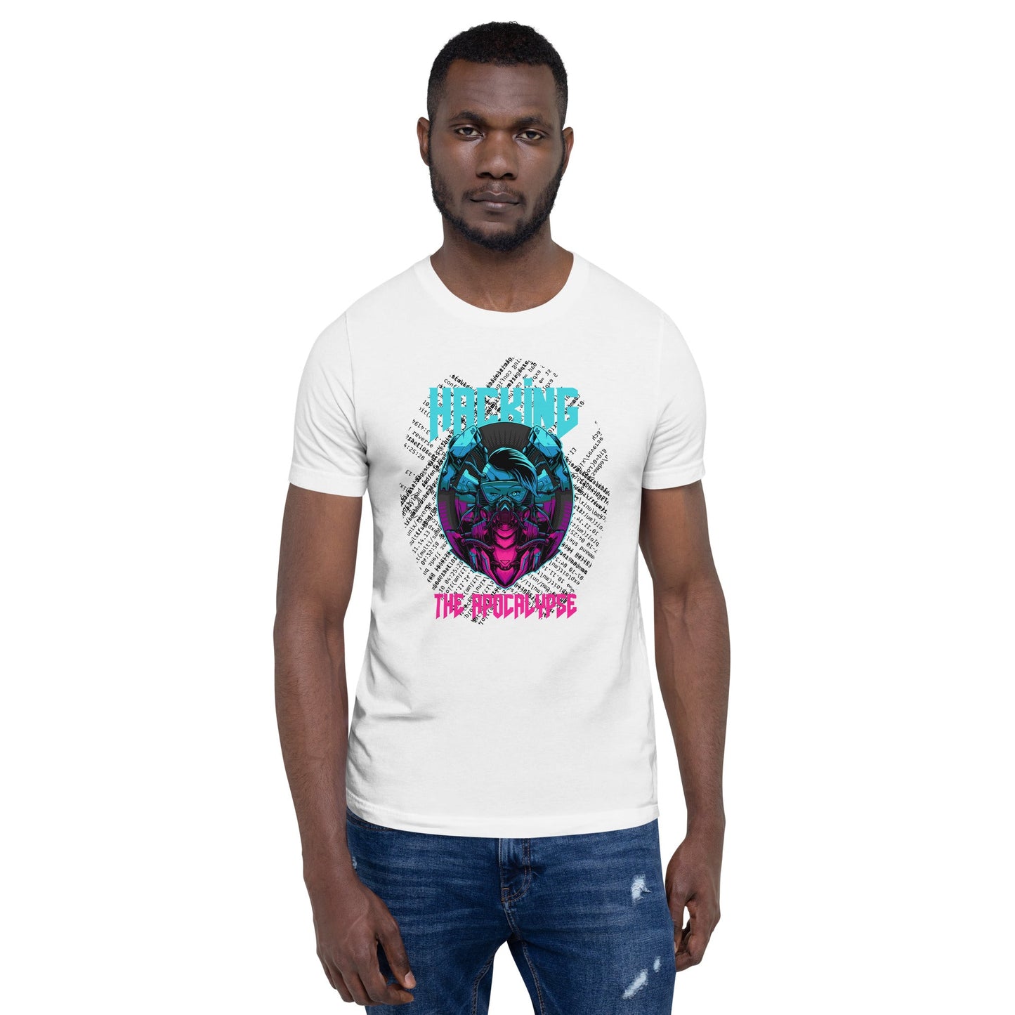 Hacking the apocalypse V2 - Unisex t-shirt by DarkByteGear