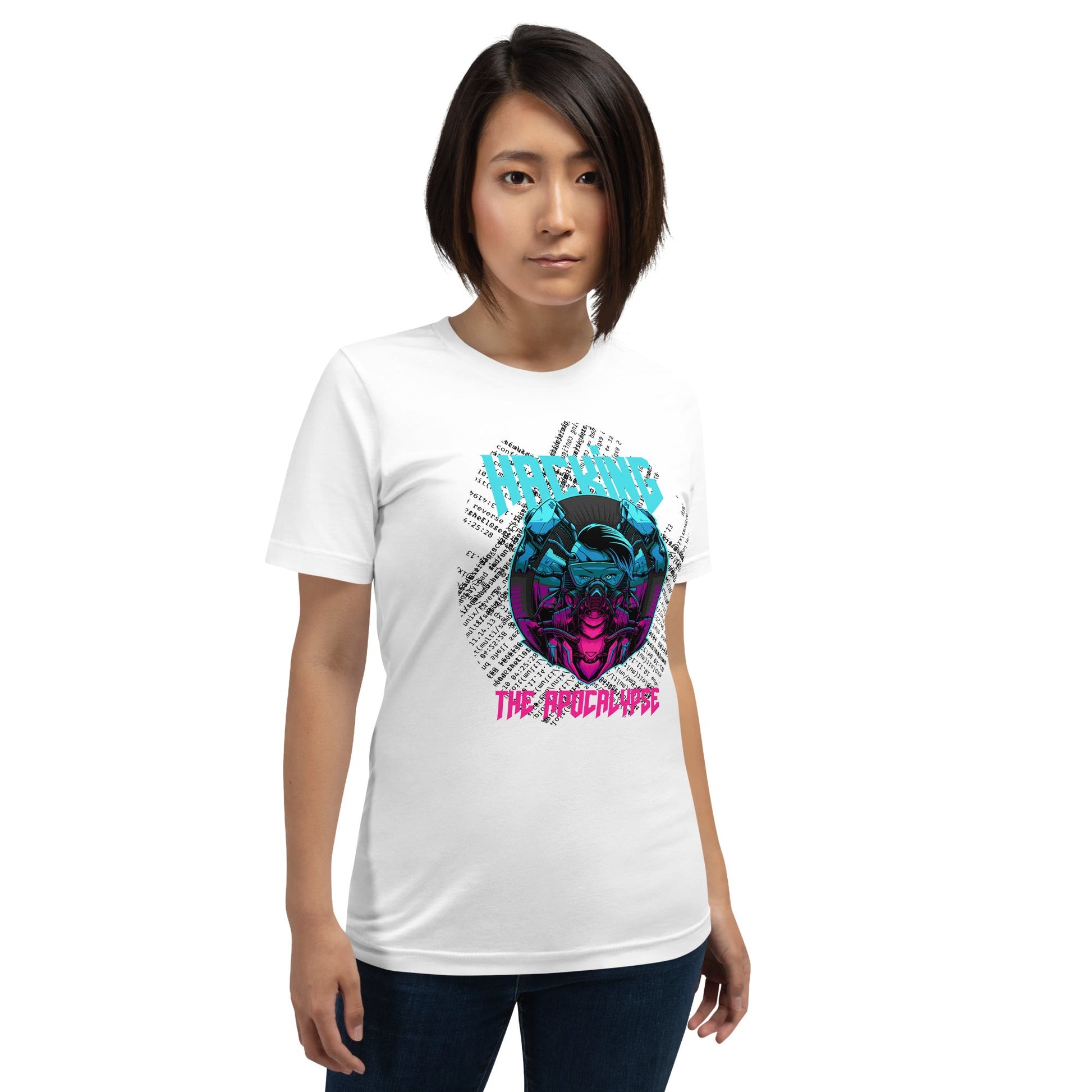 Hacking the apocalypse V2 - Unisex t-shirt by DarkByteGear