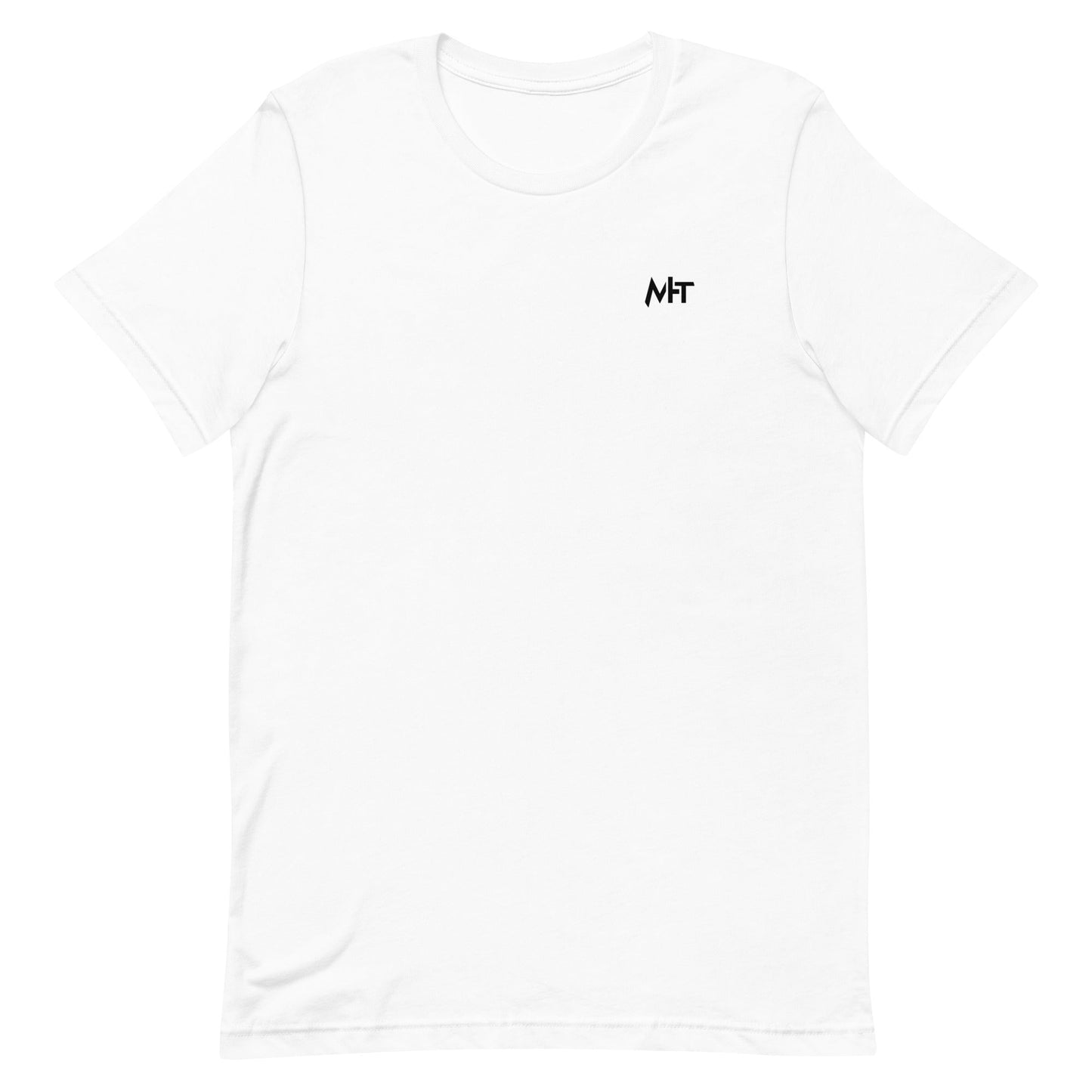 I do have ABS, they are just shy - Unisex t-shirt ( Back Print ) by DarkByteGear