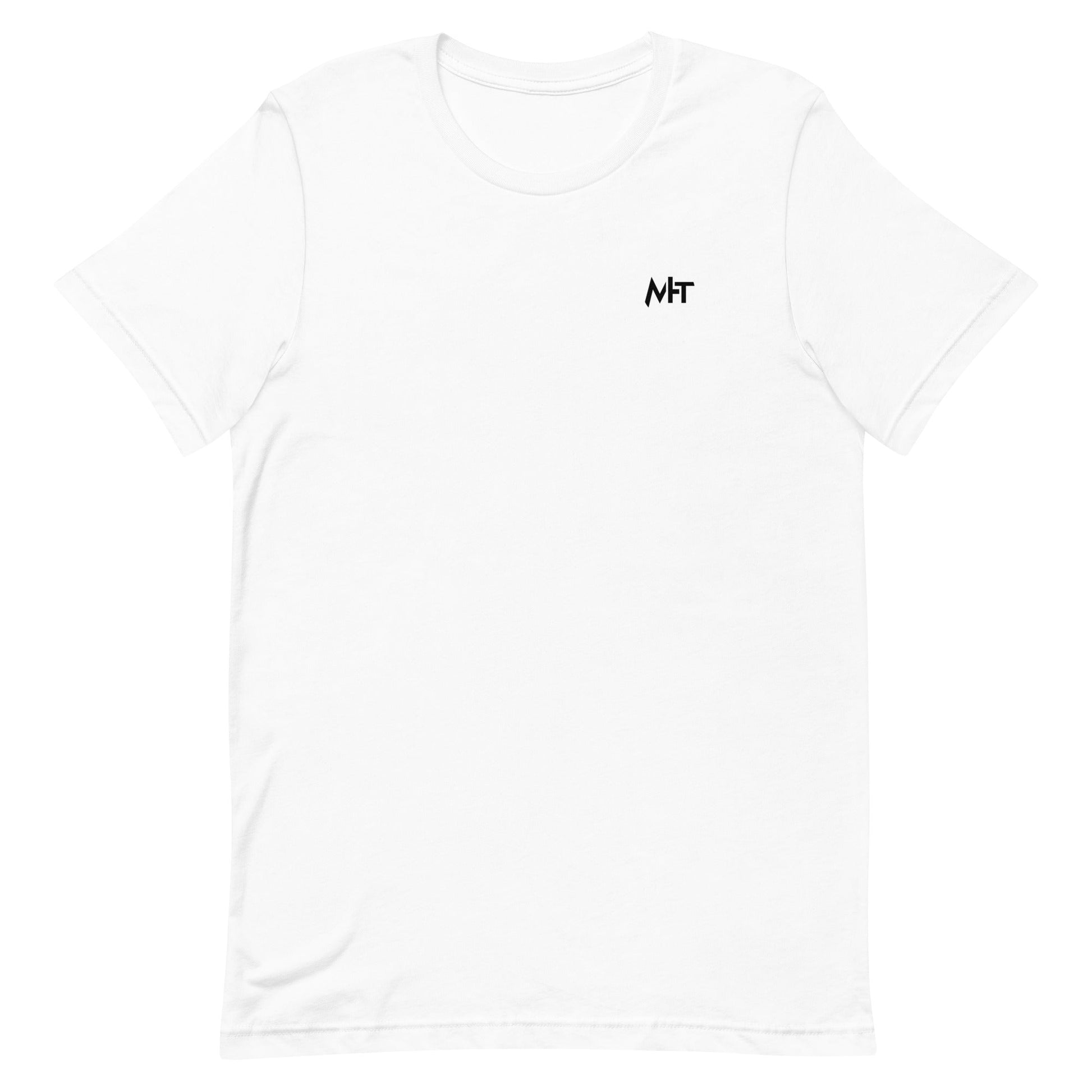 I do have ABS, they are just shy - Unisex t-shirt ( Back Print ) by DarkByteGear