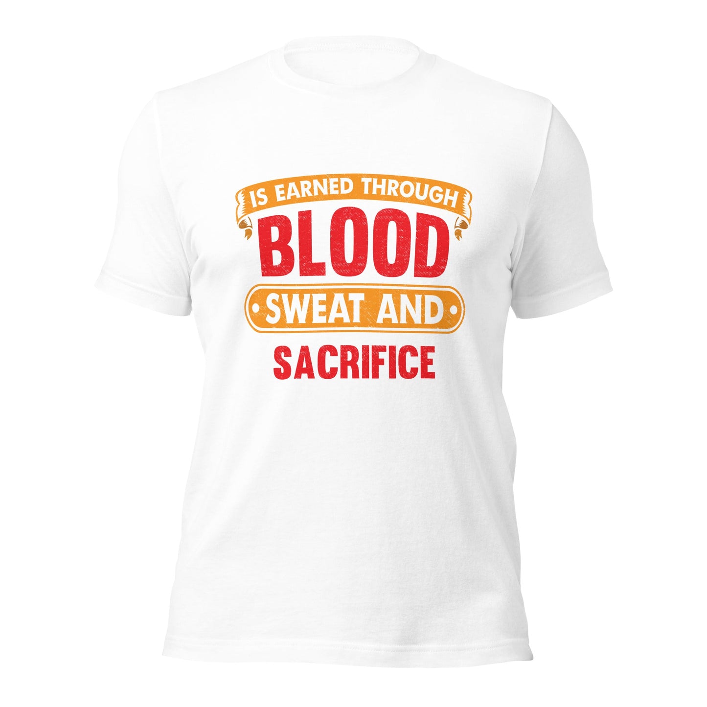 Freedom is earned through Blood, Sweat and Sacrifice - Unisex t-shirt by DarkByteGear