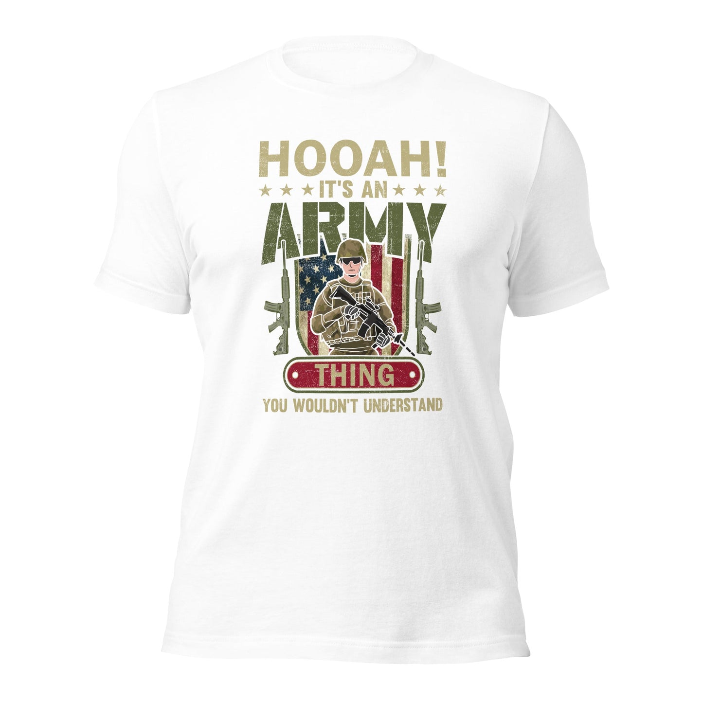 HOOAH! It's an Army thing you wouldn't understand - Unisex t-shirt by DarkByteGear