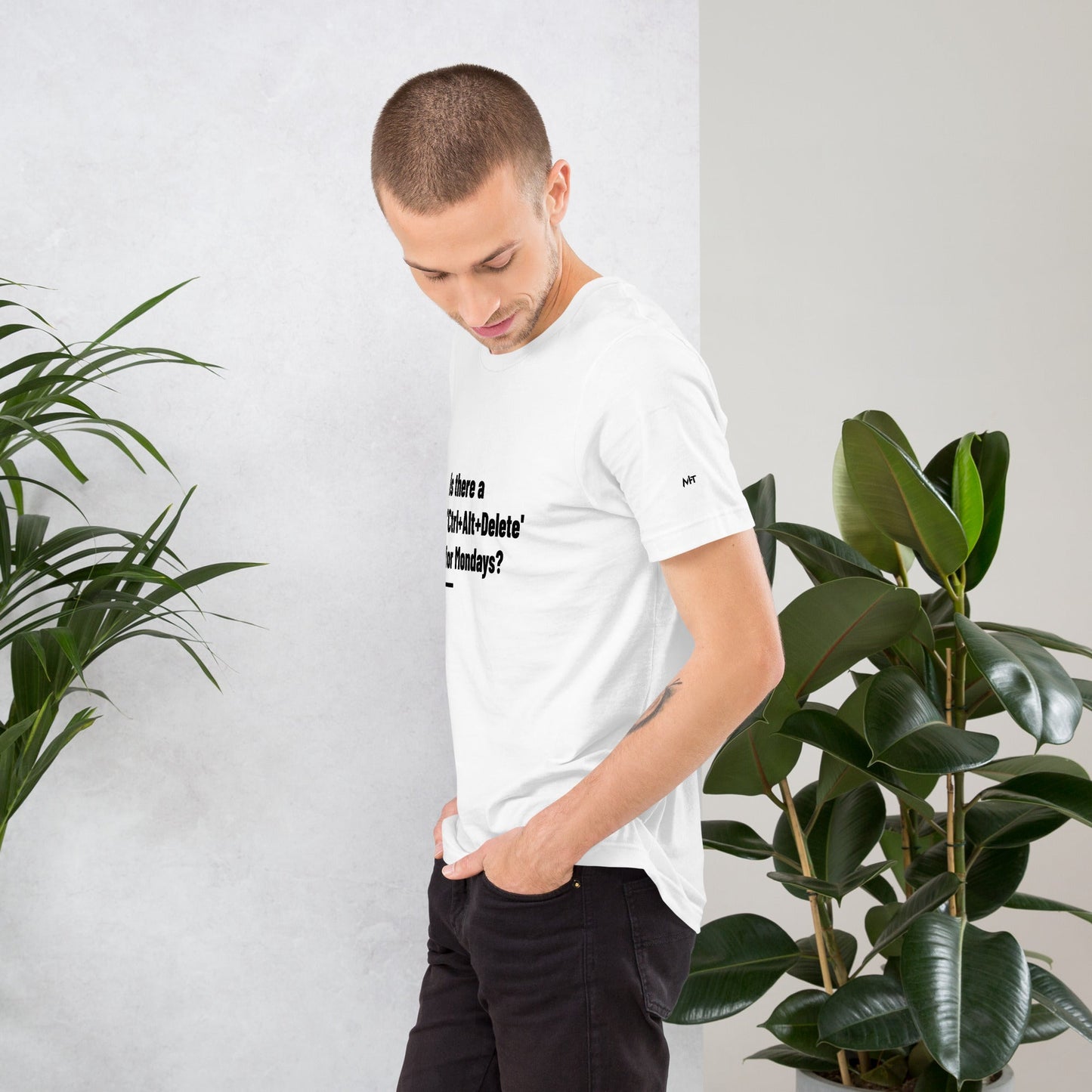 Is there a 'Ctrl+Alt+Delete' for Mondays? - Unisex t-shirt by DarkByteGear
