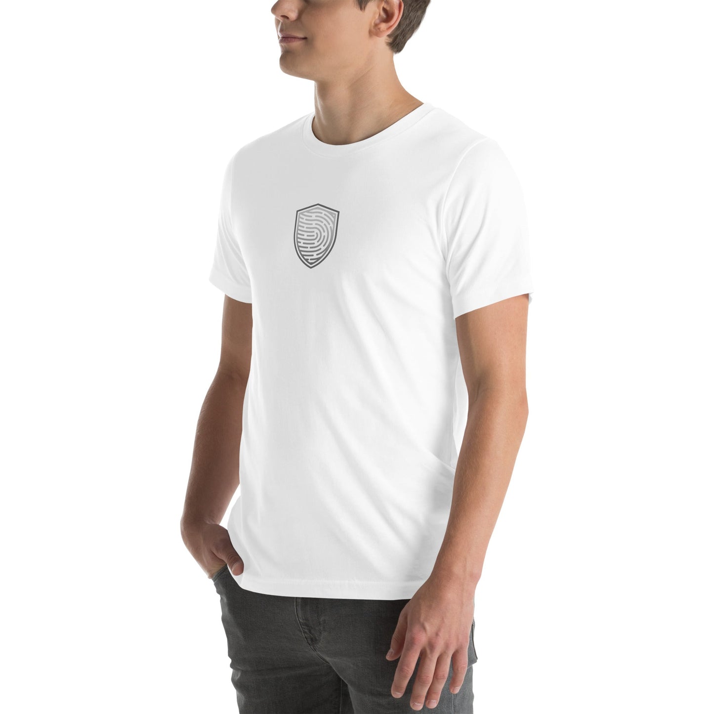 Grey Hat Hacker - Short-Sleeve Unisex T-Shirt by DarkByteGear