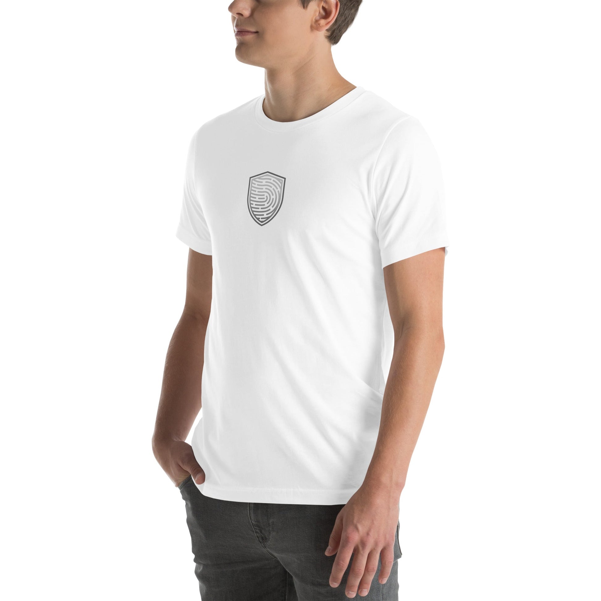 Grey Hat Hacker - Short-Sleeve Unisex T-Shirt by DarkByteGear