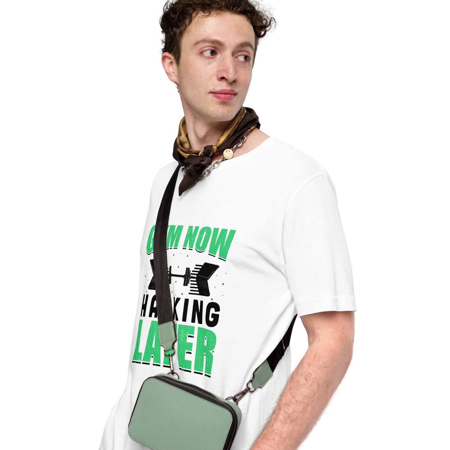 Gym now, hacking later - Unisex t-shirt by DarkByteGear