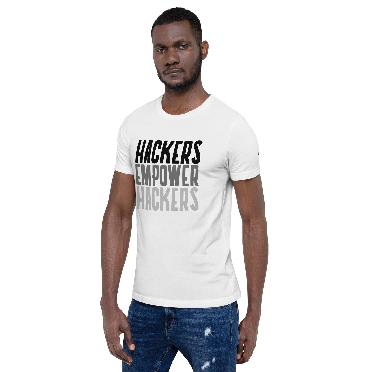 Hackers Empower Hackers - Unisex t-shirt by DarkByteGear