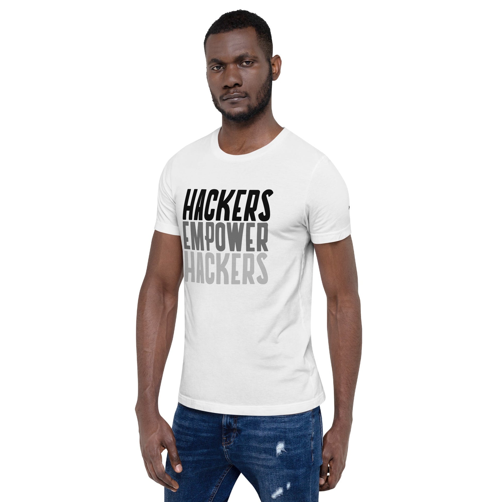Hackers Empower Hackers - Unisex t-shirt by DarkByteGear