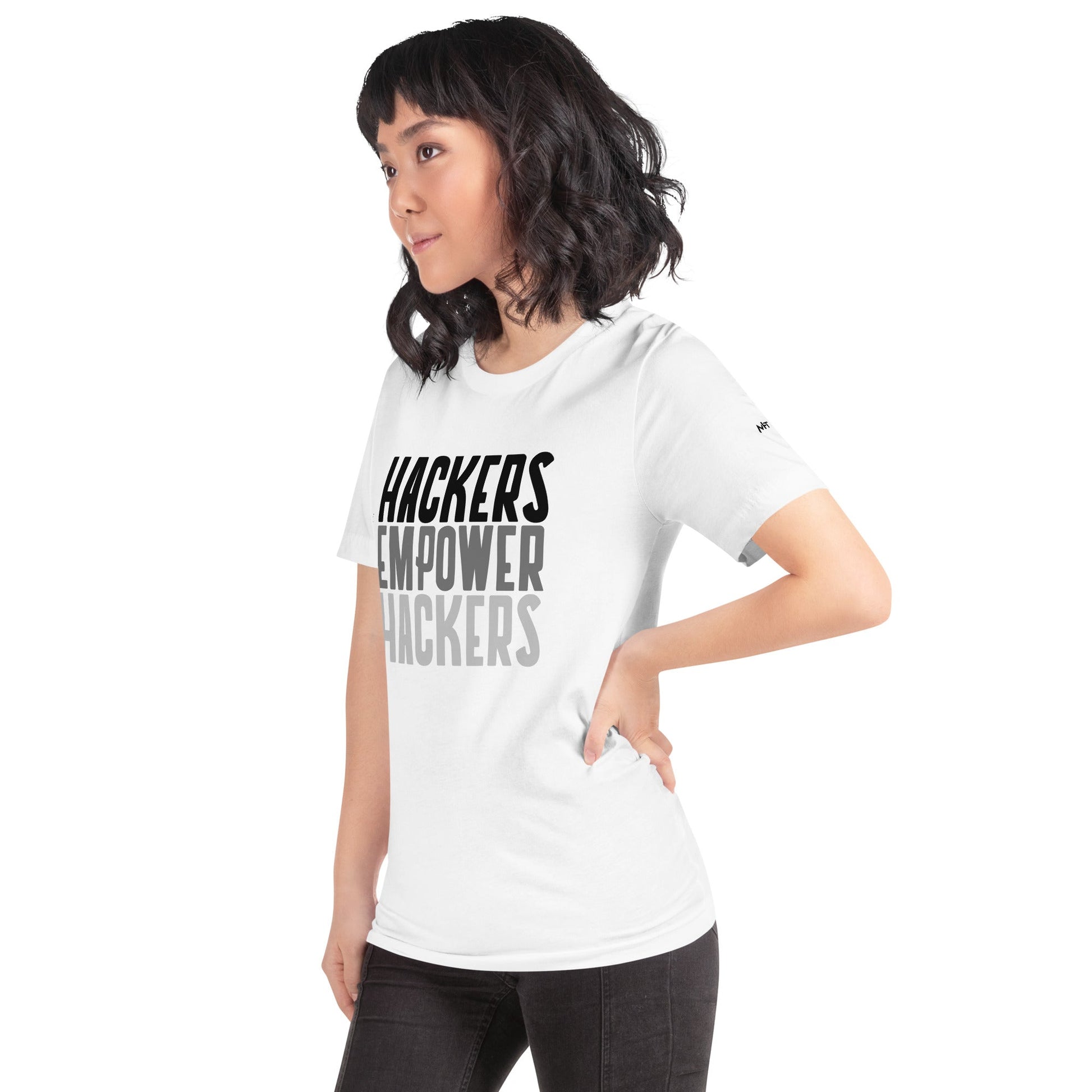 Hackers Empower Hackers - Unisex t-shirt by DarkByteGear