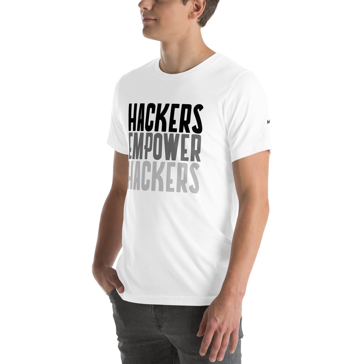 Hackers Empower Hackers - Unisex t-shirt by DarkByteGear