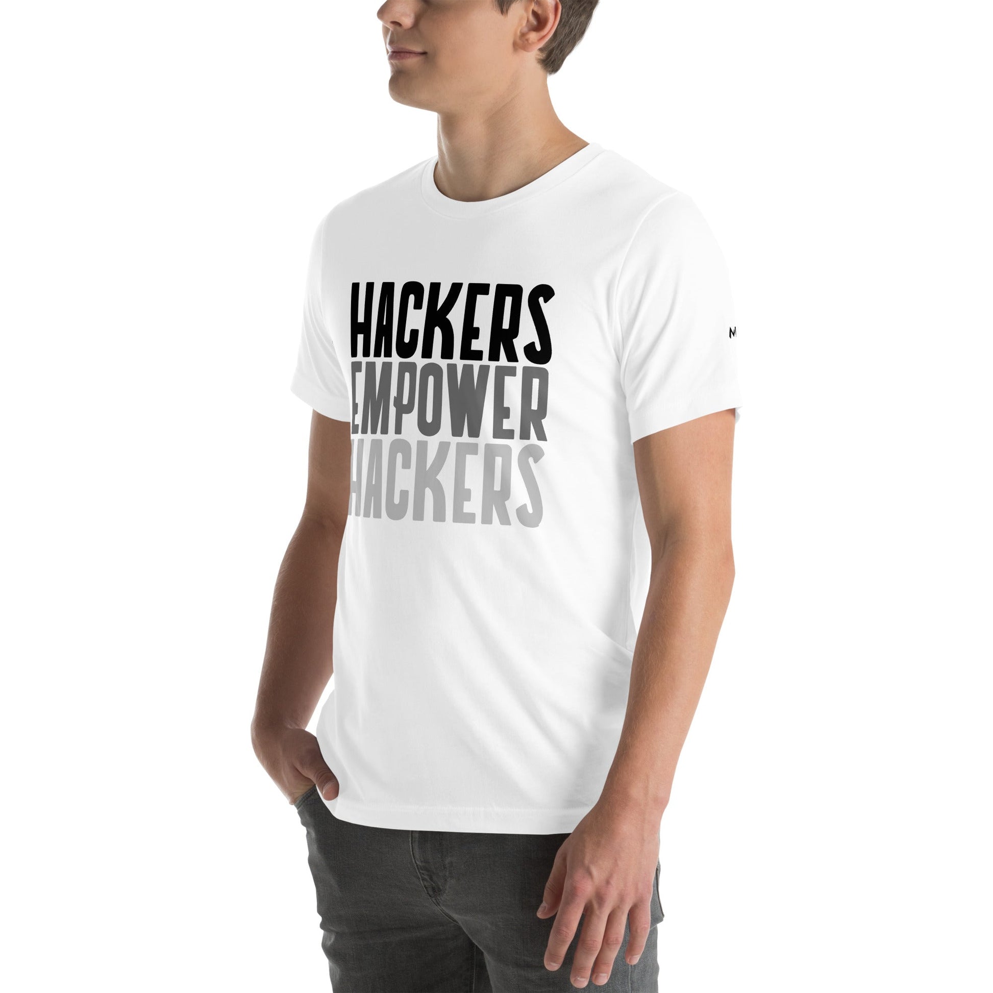 Hackers Empower Hackers - Unisex t-shirt by DarkByteGear