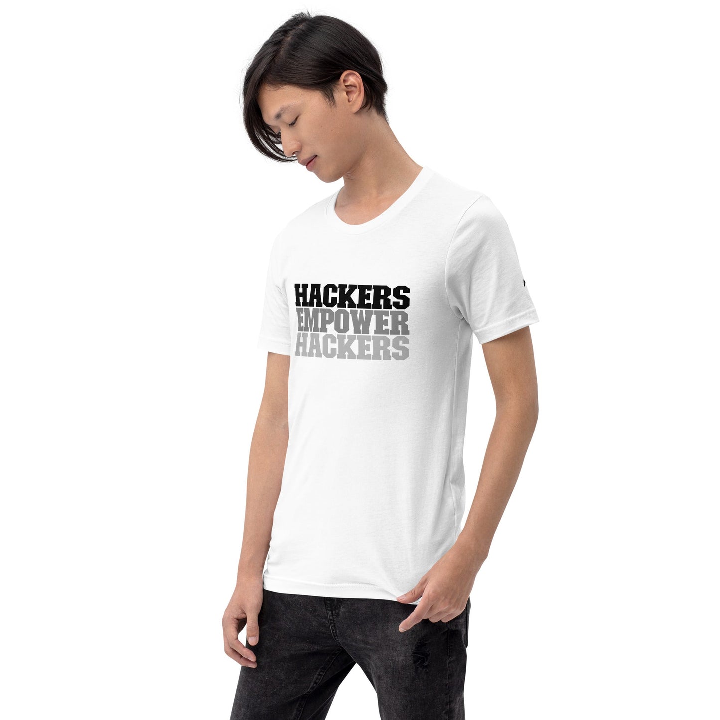 Hackers Empower Hackers V2 - Unisex t-shirt by DarkByteGear