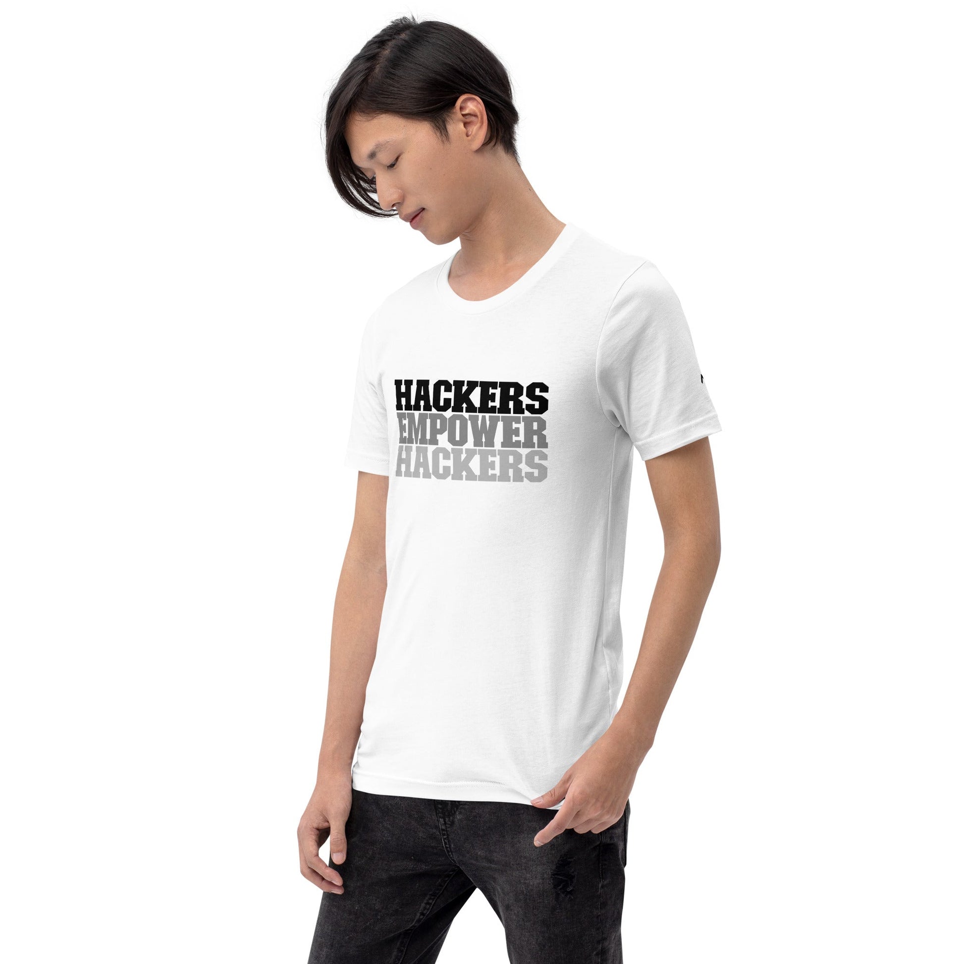 Hackers Empower Hackers V2 - Unisex t-shirt by DarkByteGear
