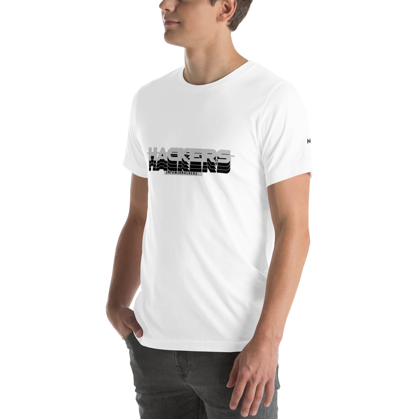 Hackers Empower Hackers V3 - Unisex t-shirt by DarkByteGear