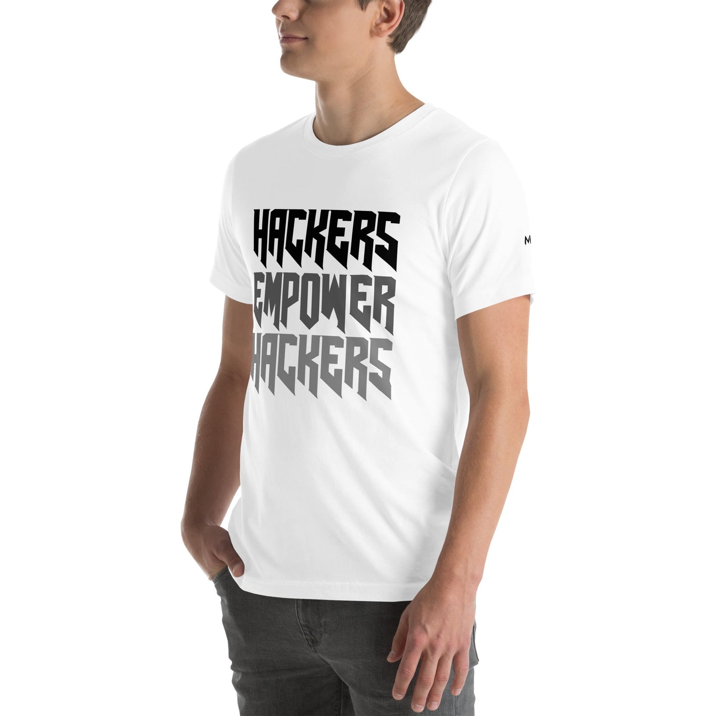 Hackers Empower Hackers V4 - Unisex t-shirt by DarkByteGear