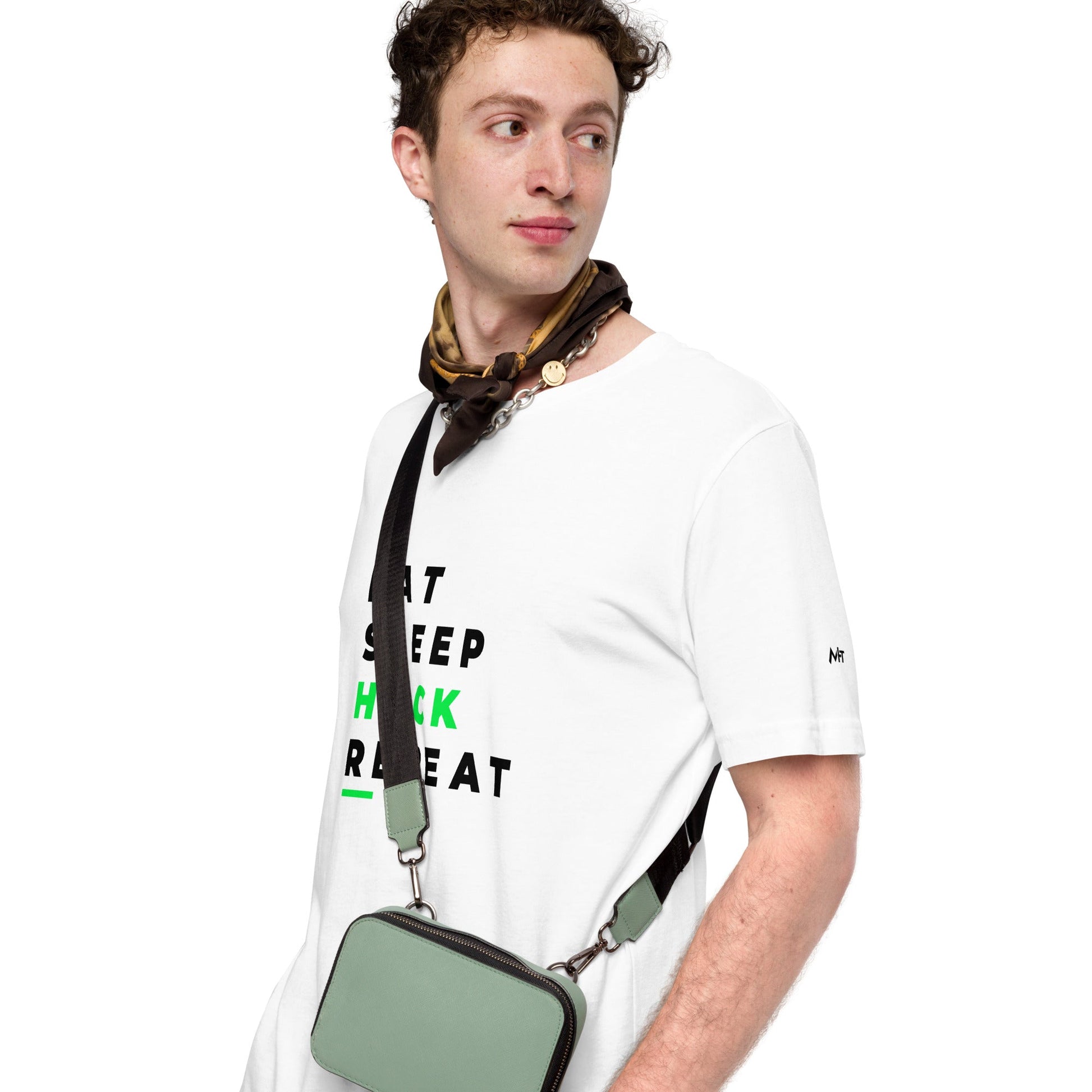 Eat, Sleep, Hack, Repeat V2 - Unisex t-shirt by DarkByteGear
