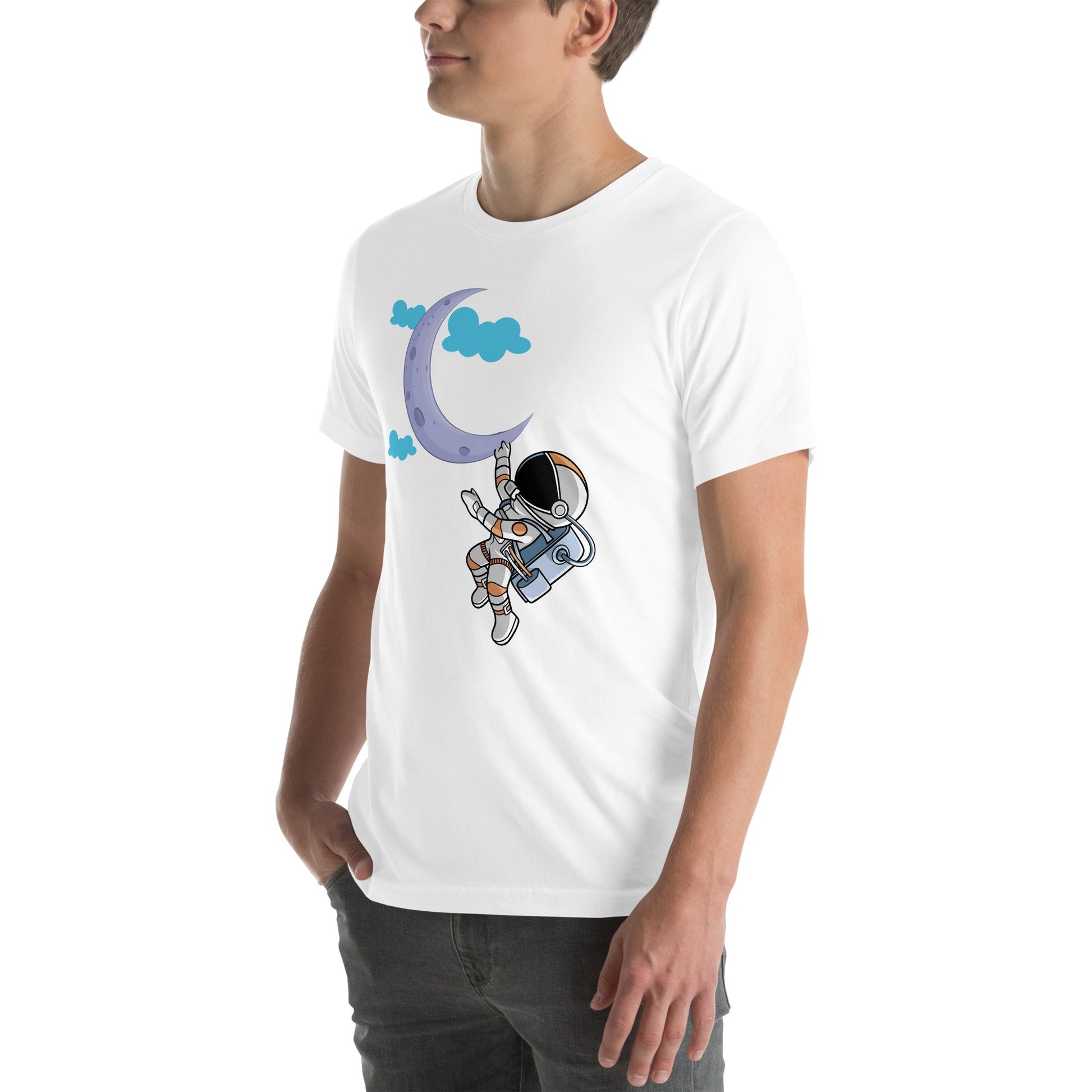 Full Moon Astronaut - Unisex t-shirt by DarkByteGear