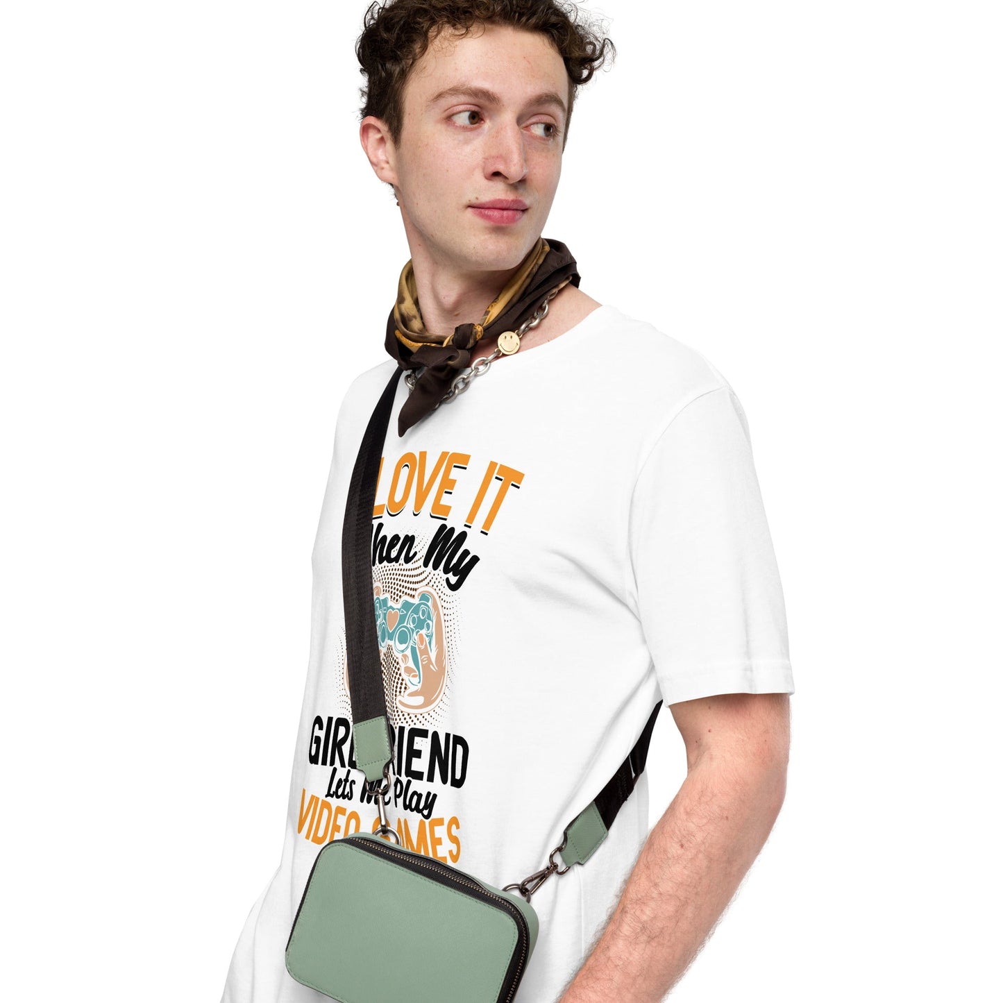 I love it when My Girlfriend Let me Play Videogames - Unisex t-shirt by DarkByteGear