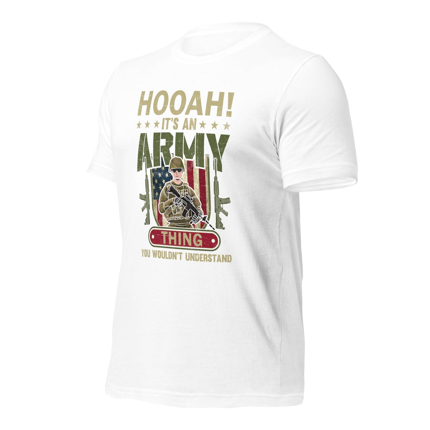 HOOAH! It's an Army thing you wouldn't understand - Unisex t-shirt by DarkByteGear