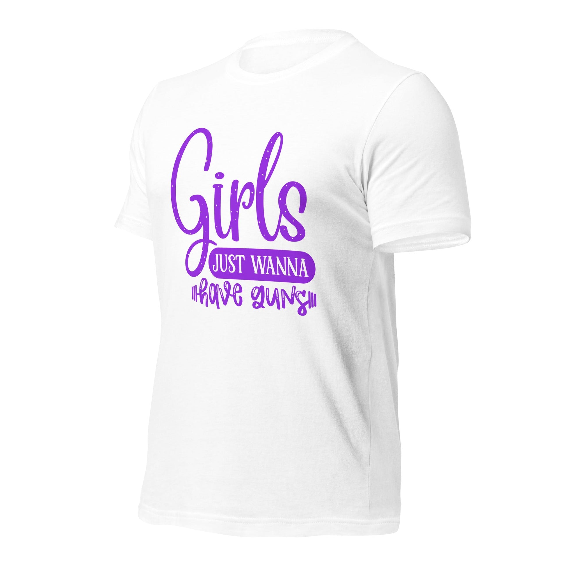 Girls just wanna have guns - Unisex t-shirt by DarkByteGear