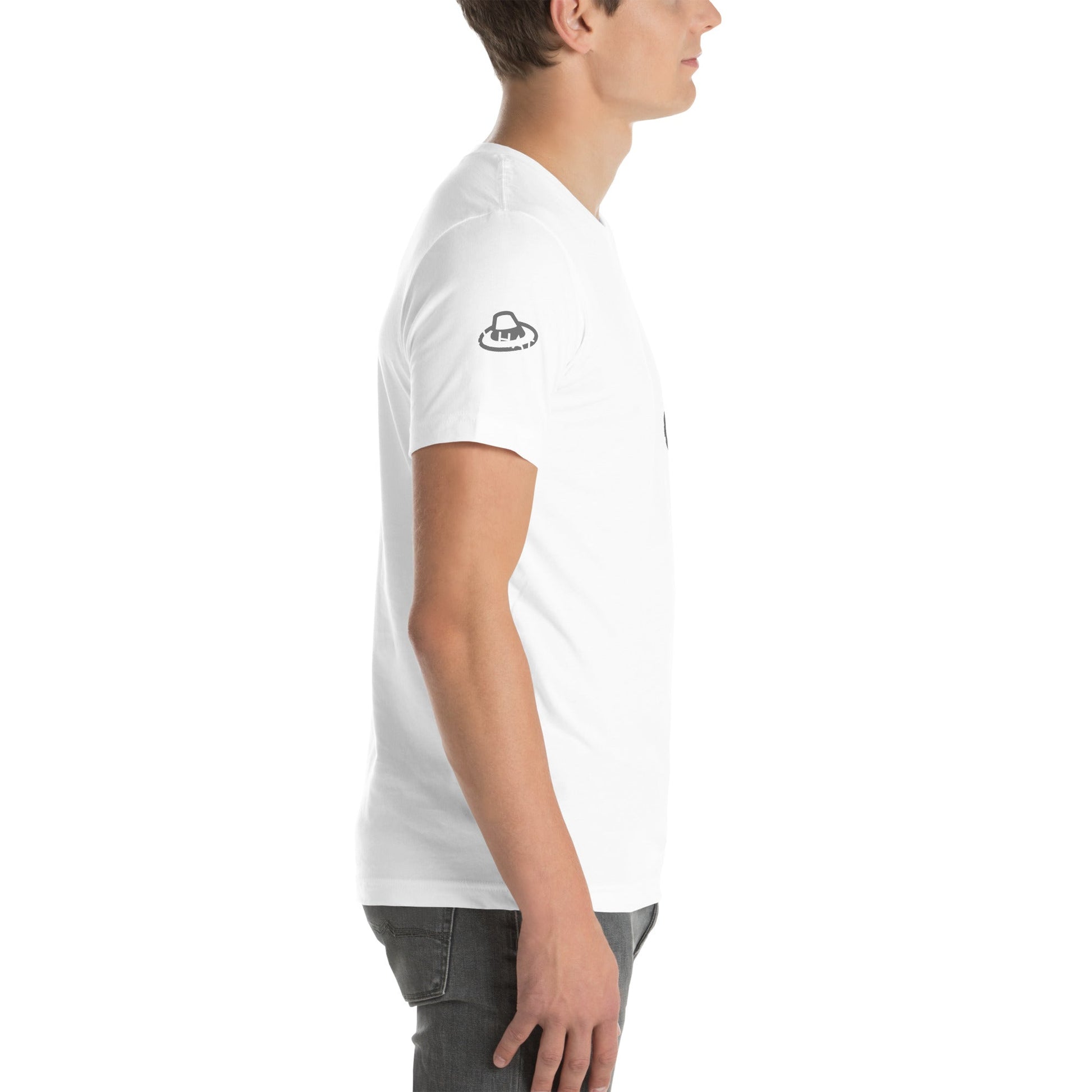 Grey Hat Hacker - Short-Sleeve Unisex T-Shirt by DarkByteGear