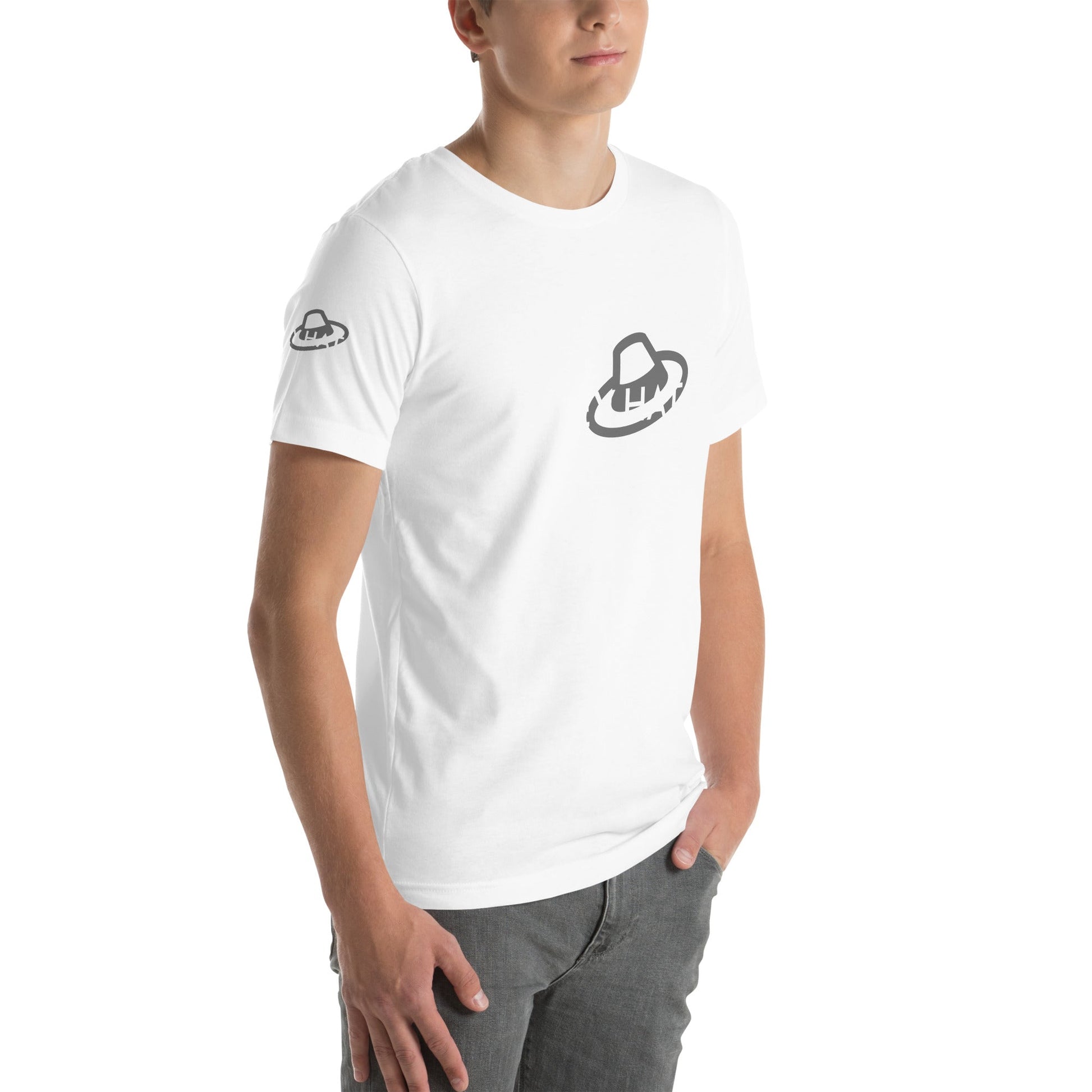 Grey Hat Hacker - Short-Sleeve Unisex T-Shirt by DarkByteGear