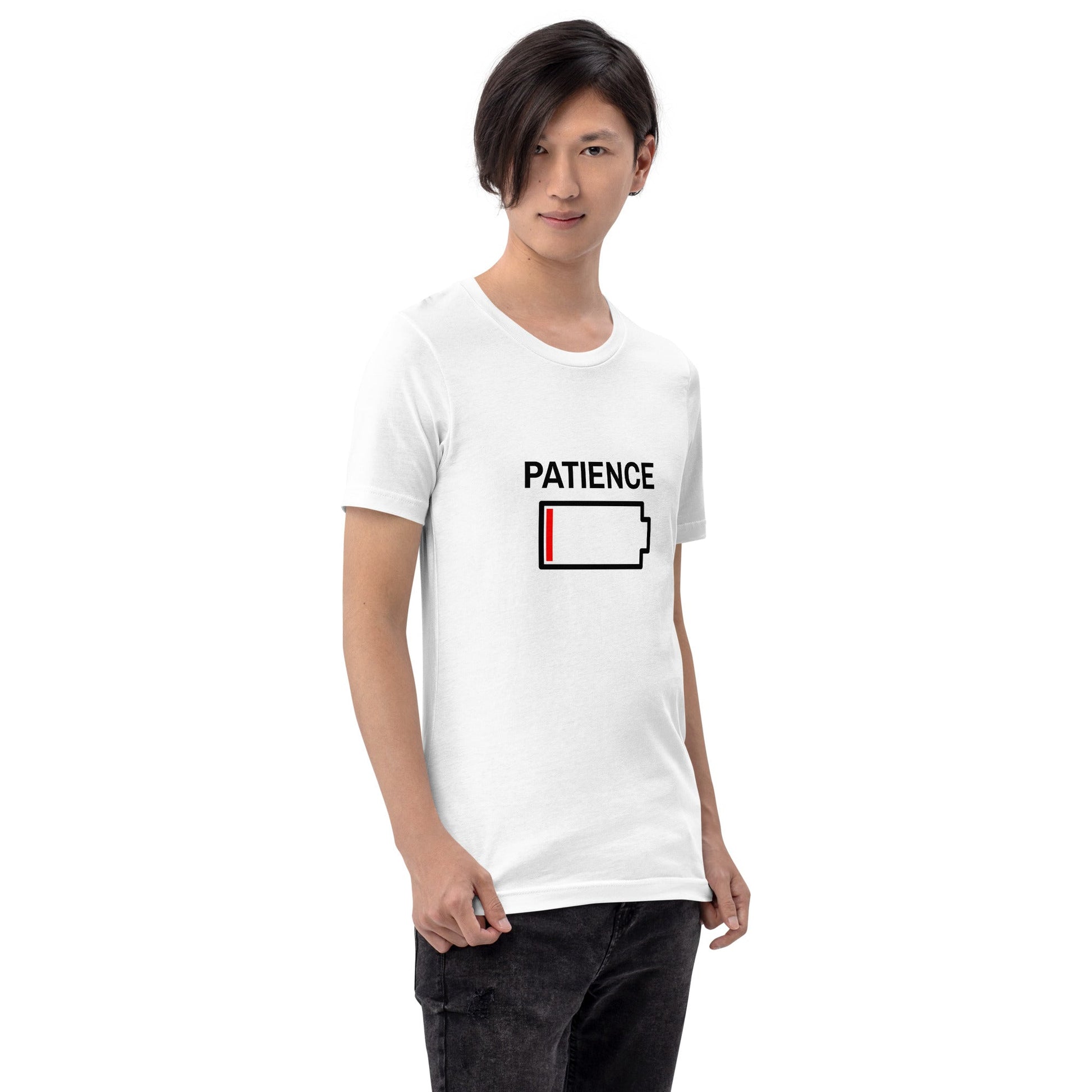 Patience - Unisex t-shirt ( Back Print ) by DarkByteGear